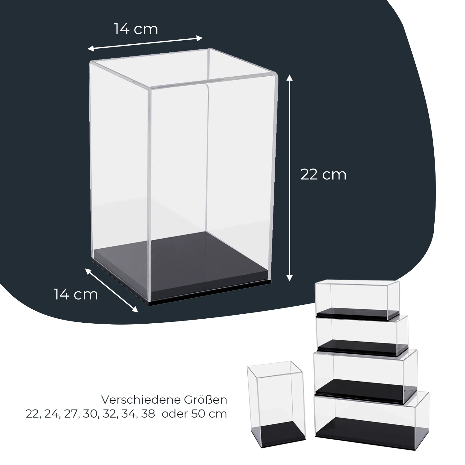 Acryl Vitrine für Modellautos, Figuren, HMF 46800 - Image 32
