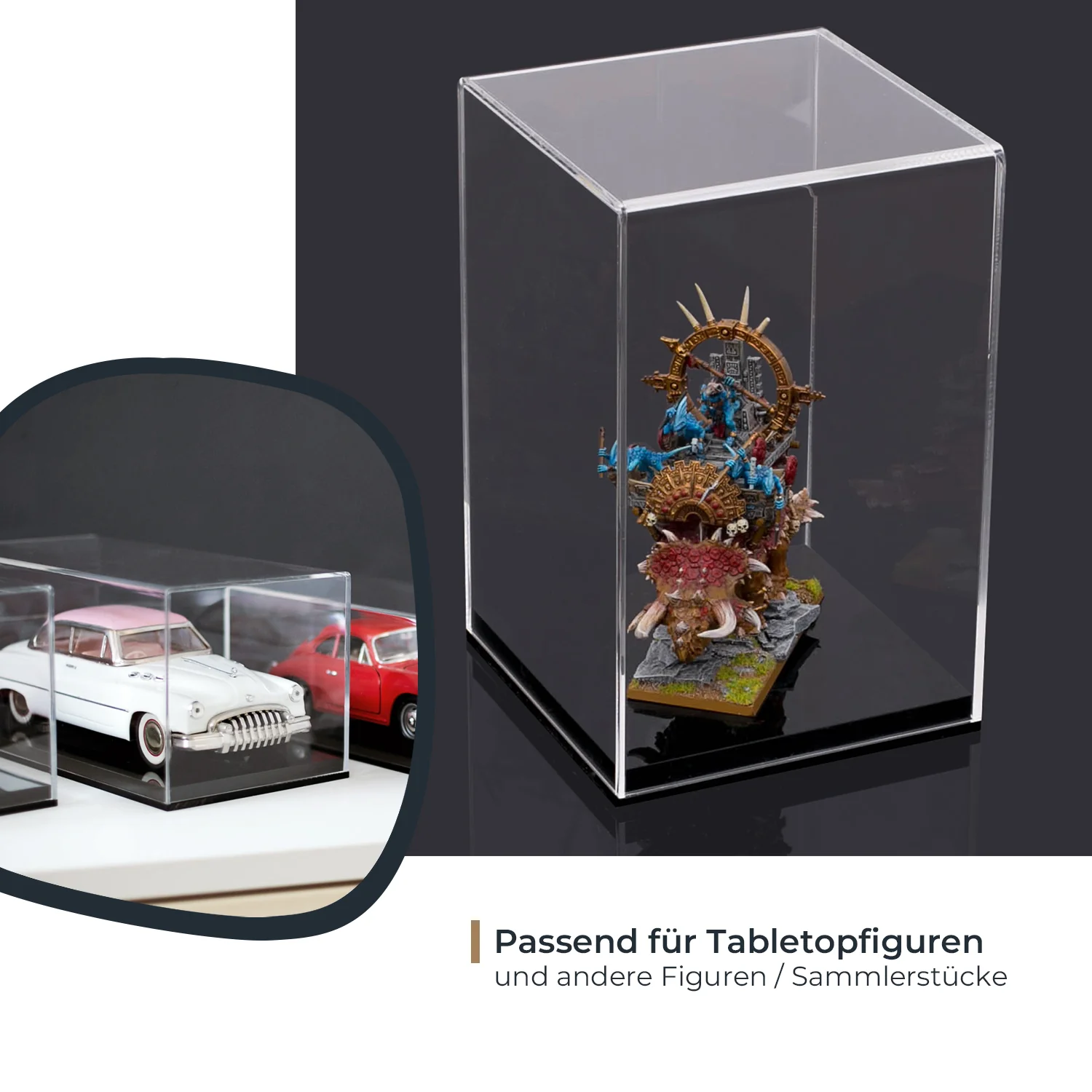 Acryl Vitrine für Modellautos, Figuren, HMF 46800 - Image 39