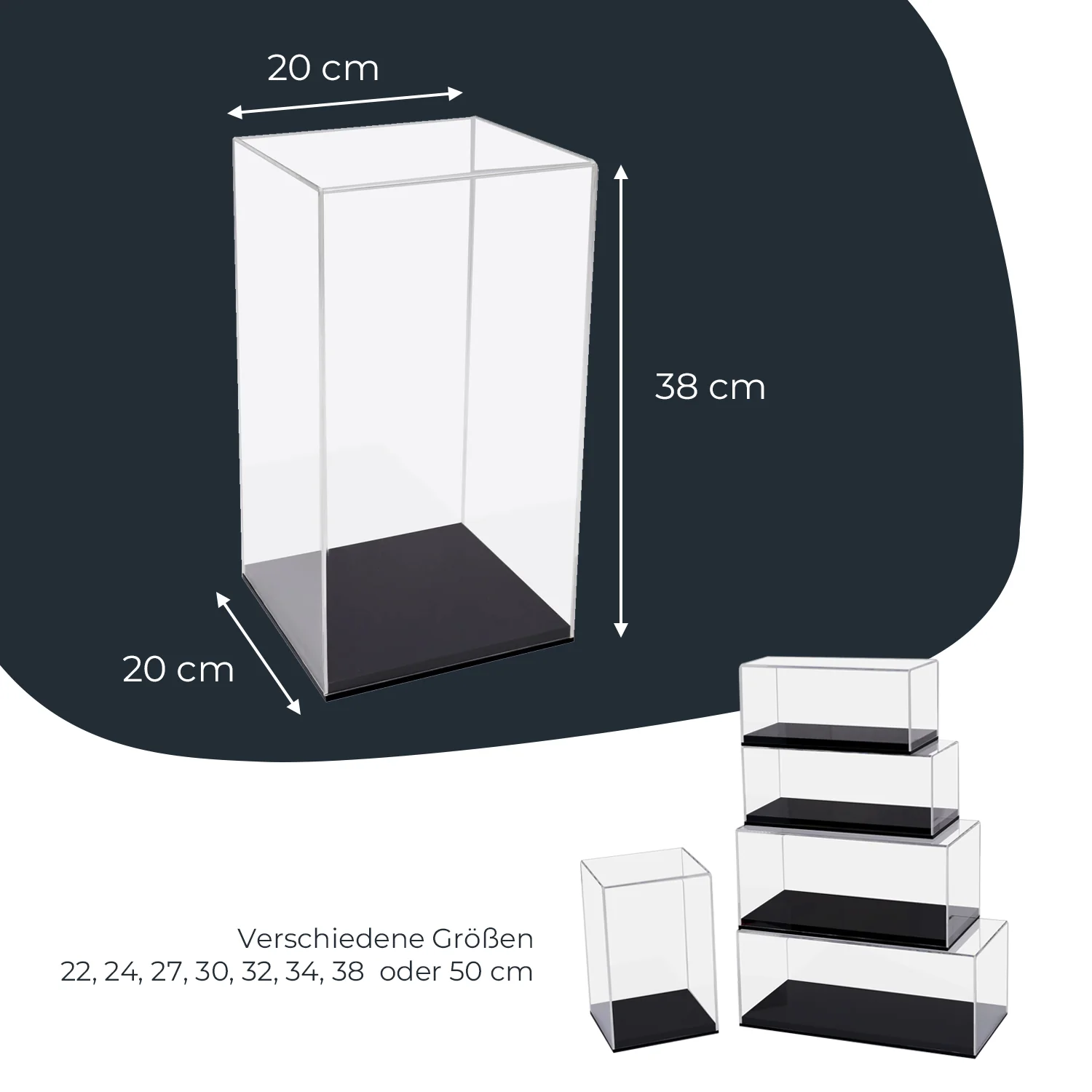 Acryl Vitrine für Modellautos, Figuren, HMF 46800 - Image 41