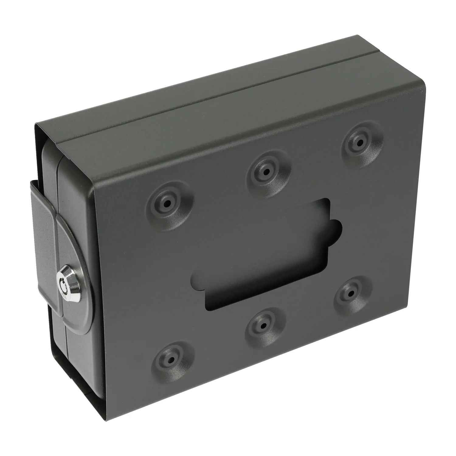 Anschraubbare Box, HMF 307-02, 20 x 15,5 x 7 cm, Schwarz - Image 6