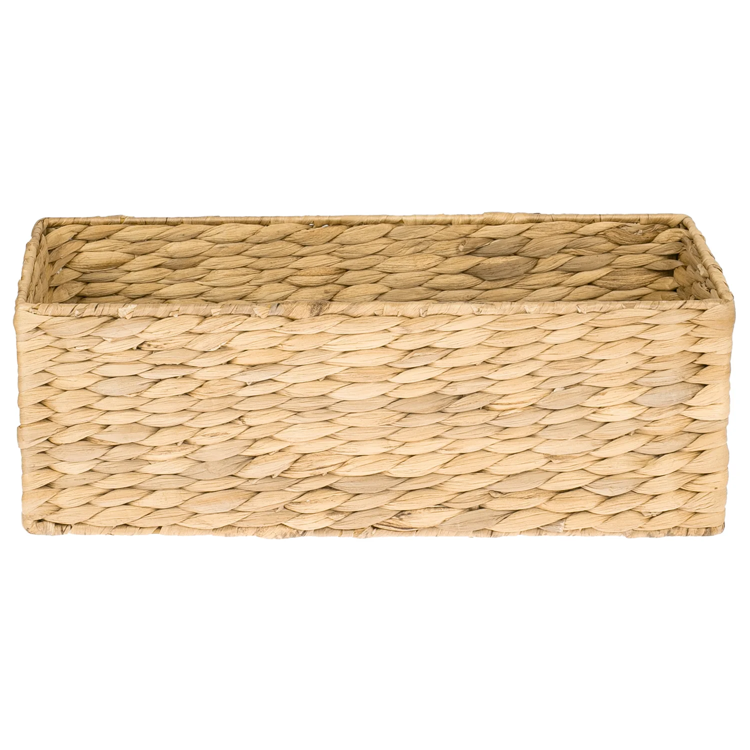 Aufbewahrungskorb passend für KALLAX halbes Fach, Korb geflochten aus Wasserhyazinthe für Badezimmer, Küche und Wohnbereich, HMF3727 - Image 20