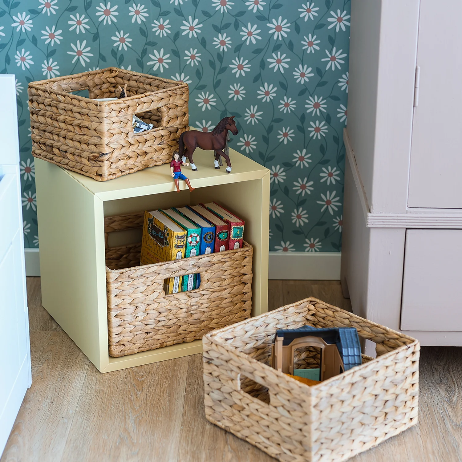 Aufbewahrungskorb, Korb geflochten aus Wasserhyazinthe Seegras, HMF 372410 - Image 24