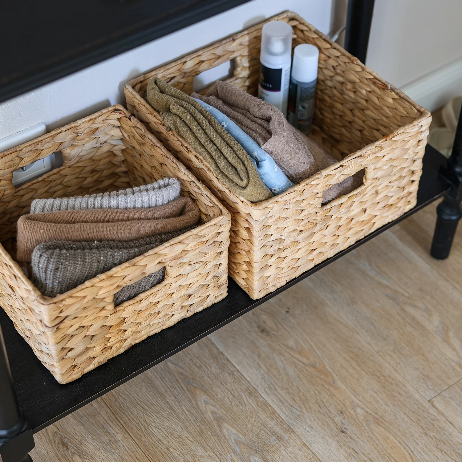 Aufbewahrungskorb, Korb geflochten aus Wasserhyazinthe Seegras, HMF 372410 - Image 25