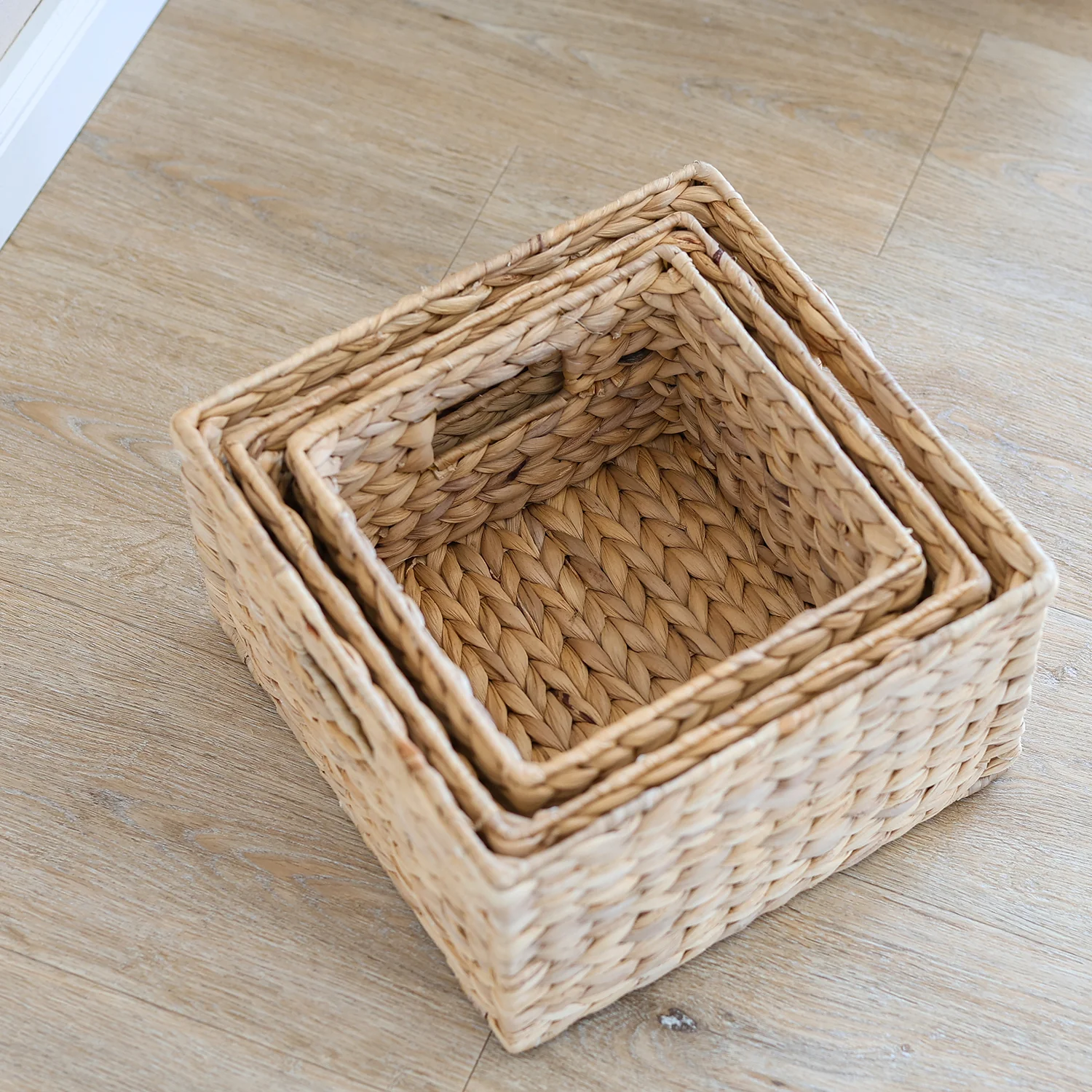 Aufbewahrungskorb, Korb geflochten aus Wasserhyazinthe Seegras, HMF 372410 - Image 26