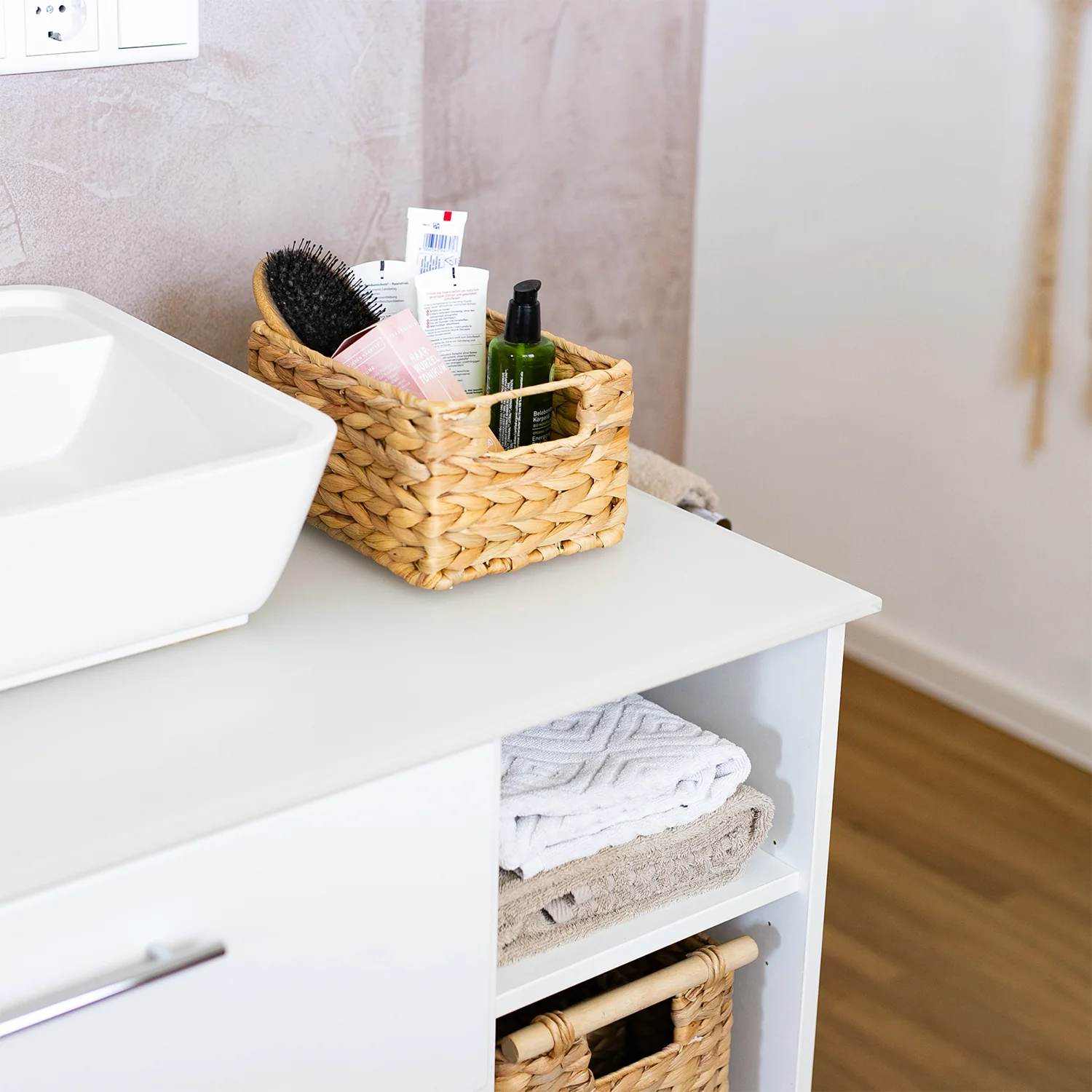 Aufbewahrungskorb, Korb geflochten aus Wasserhyazinthe Seegras, HMF 372410 - Image 9