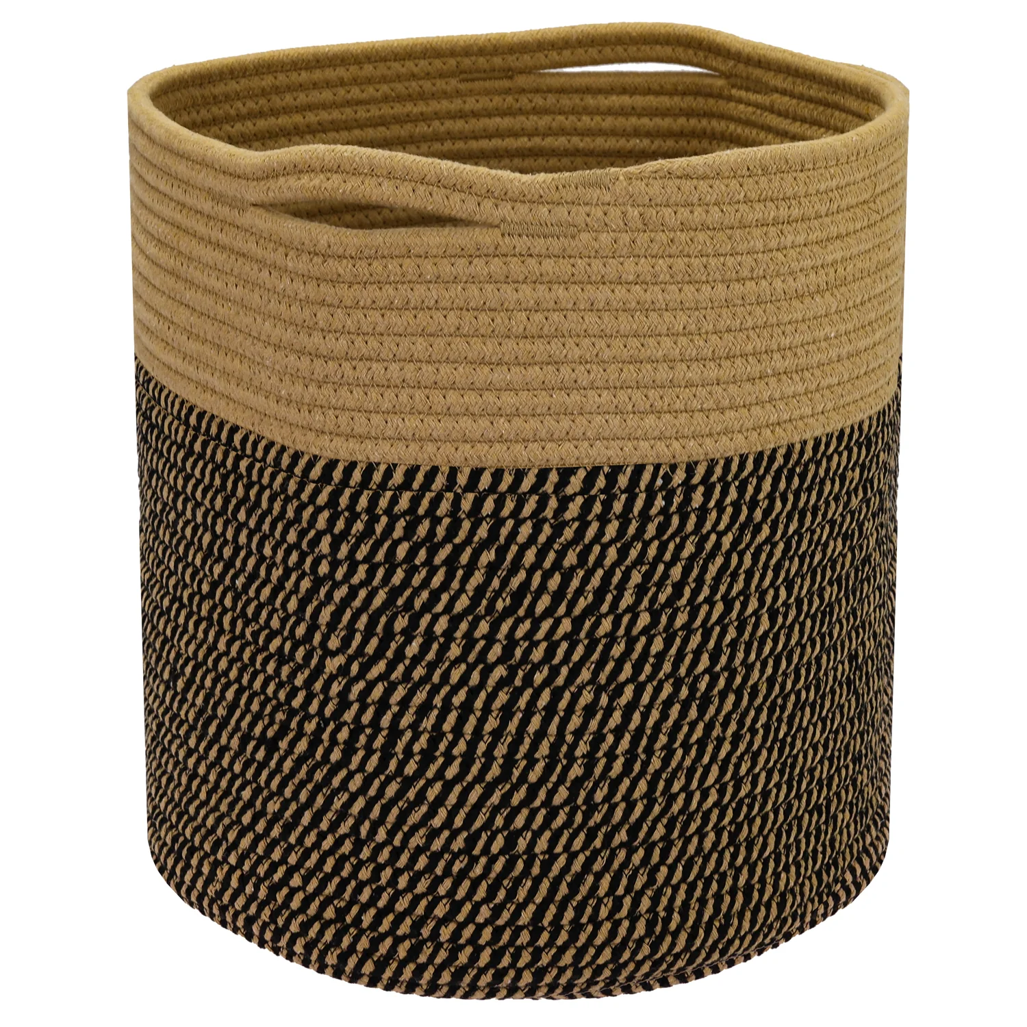 Aufbewahrungskorb mit versteckten Griffen, runder Korb passend für Kallax, HMF 39015, 31 x 31 cm - Image 10