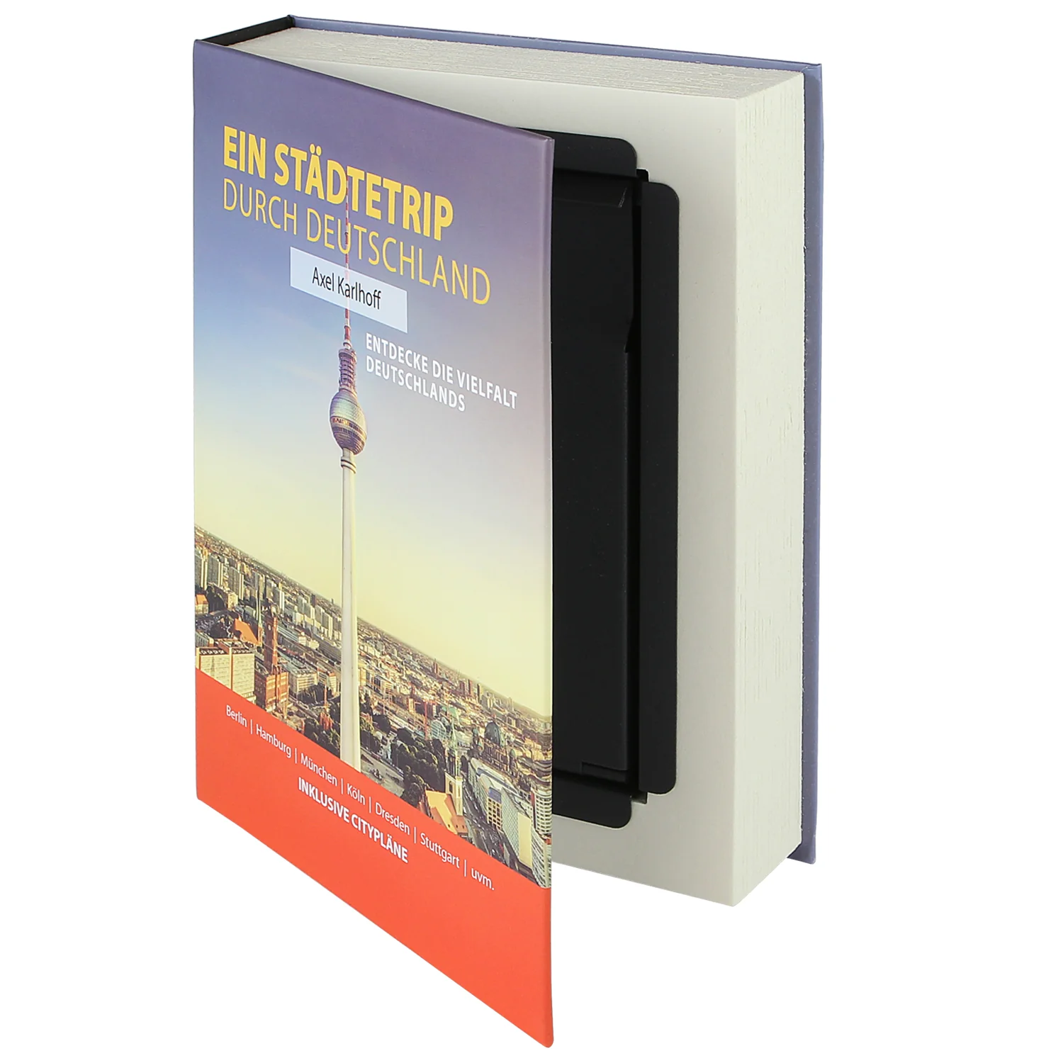 Buchtresor Papierseiten, HMF 80900, 23 x 15 x 4 cm - Image 10