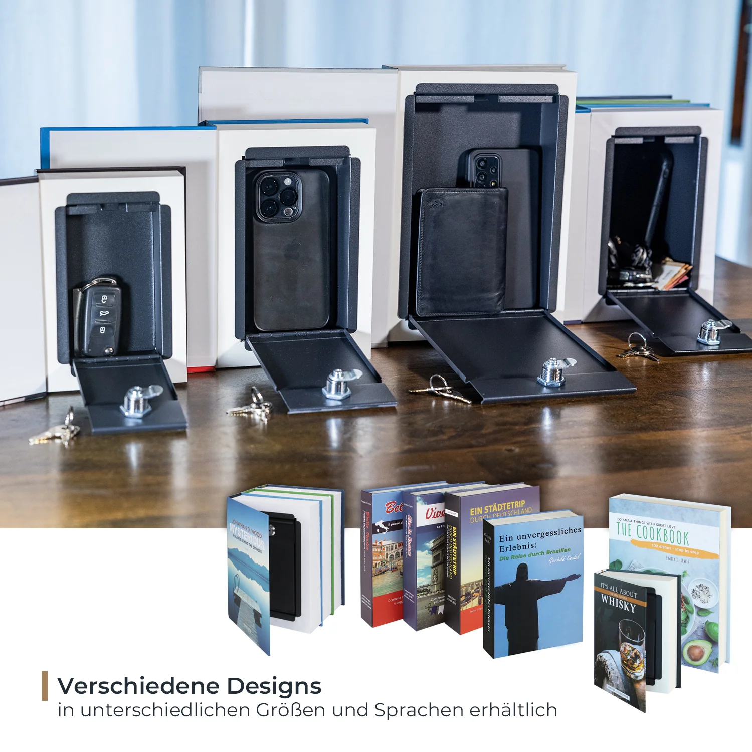 Buchtresor Papierseiten, HMF 80900, 23 x 15 x 4 cm - Image 41