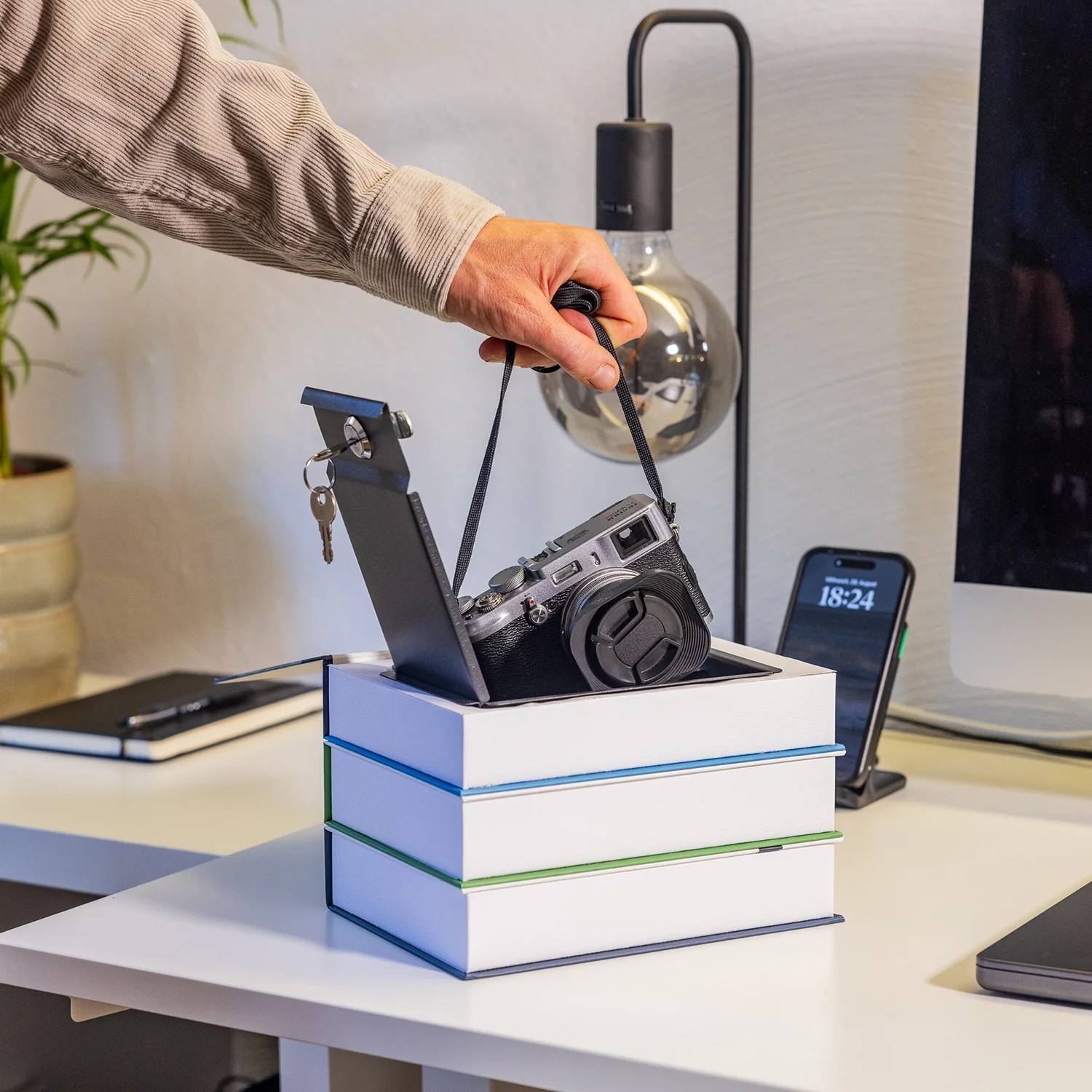 Buchtresor XL, HMF 4312202, 22 x 15 x 13 cm - Image 7