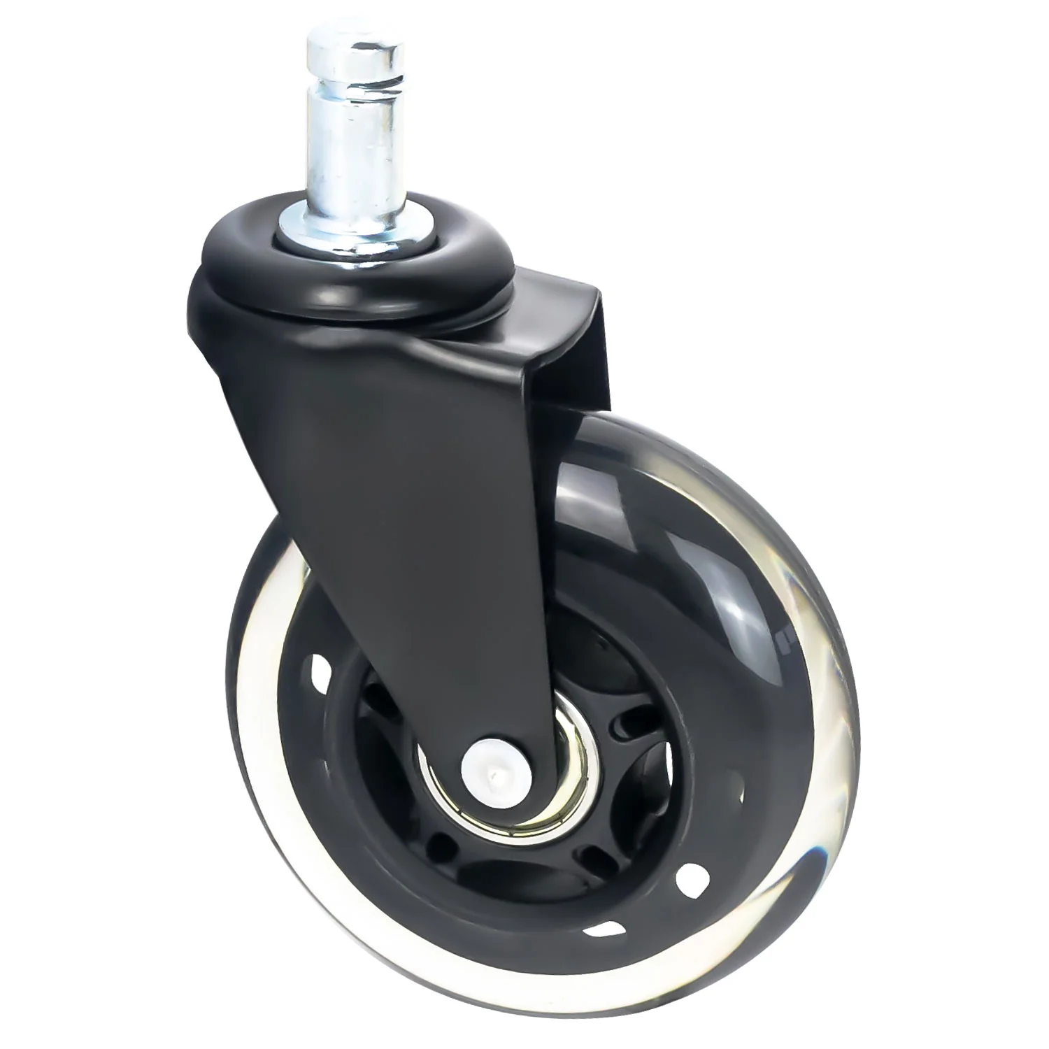 Bürostuhl Rollen 5er Set, HMF 6810, 11 mm, Schwarz - Image 6