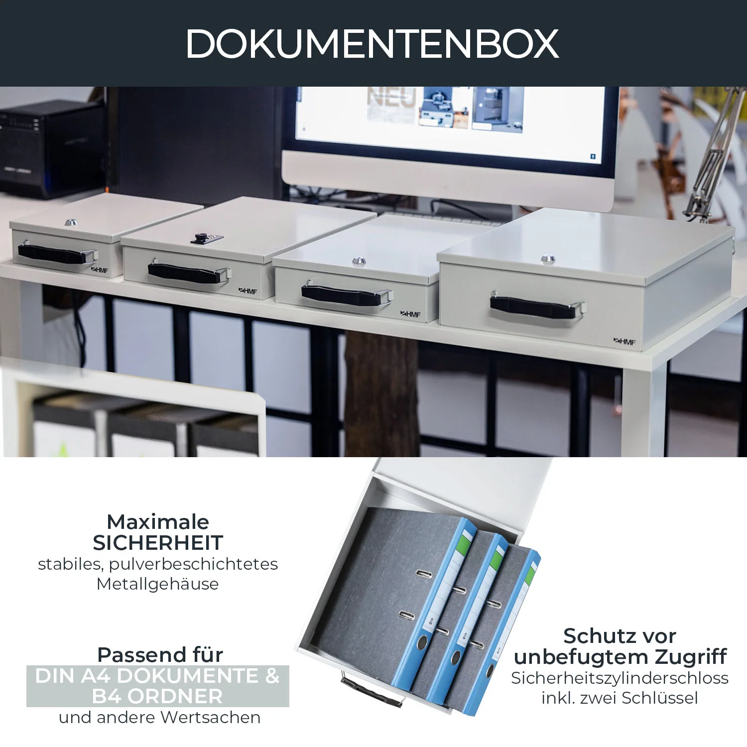 Dokumentenkassette, HMF 14000, Lichtgrau - Image 19