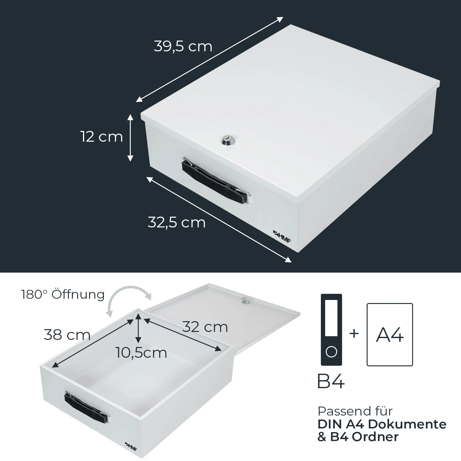 Dokumentenkassette, HMF 14000, Lichtgrau - Image 23