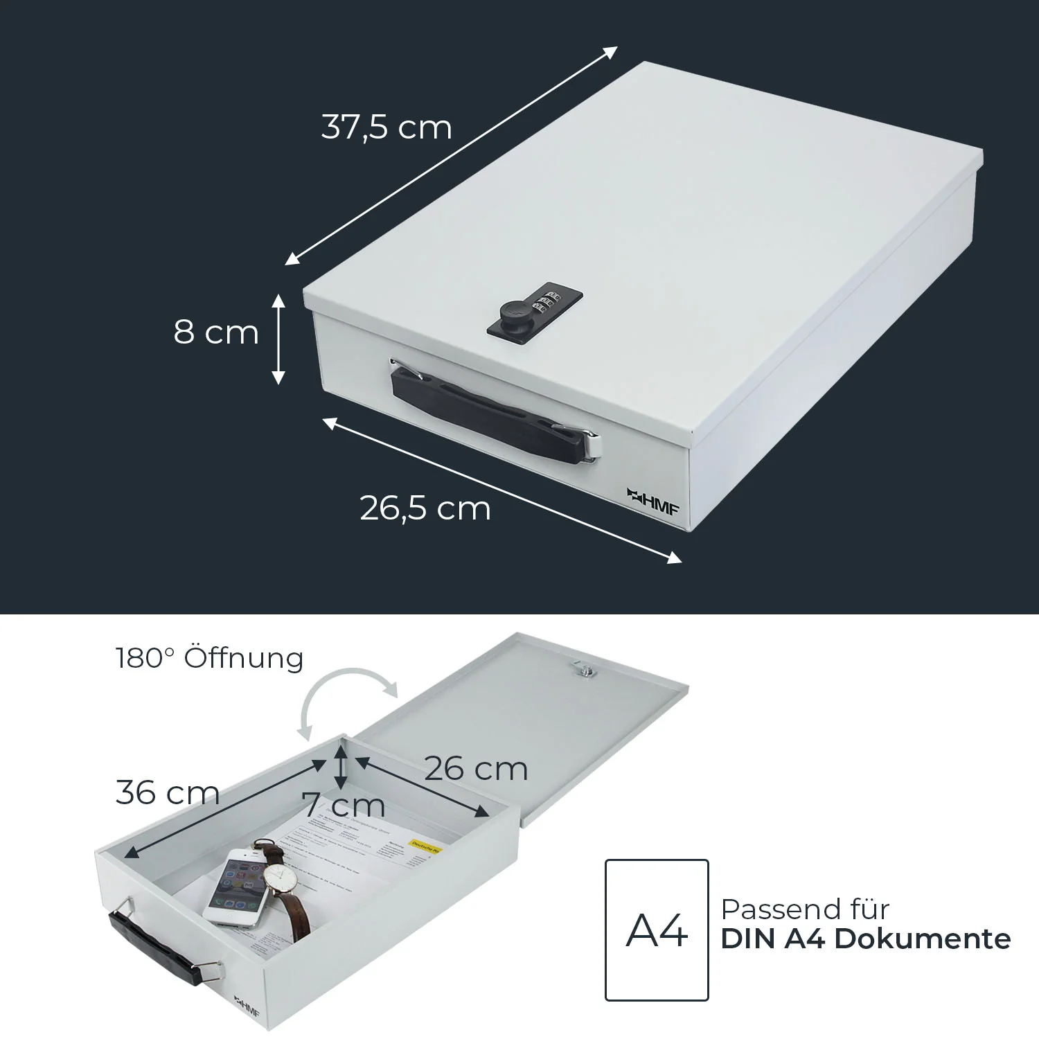Dokumentenkassette, HMF 14000, Lichtgrau - Image 29