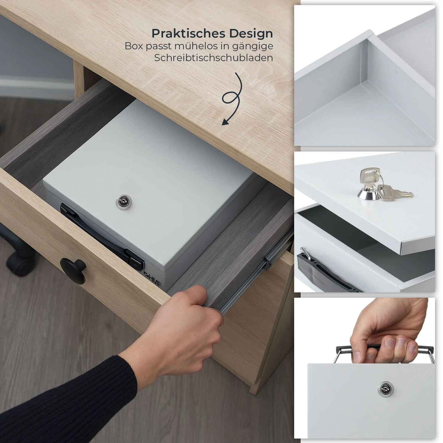 Dokumentenkassette, HMF 14000, Lichtgrau - Image 4