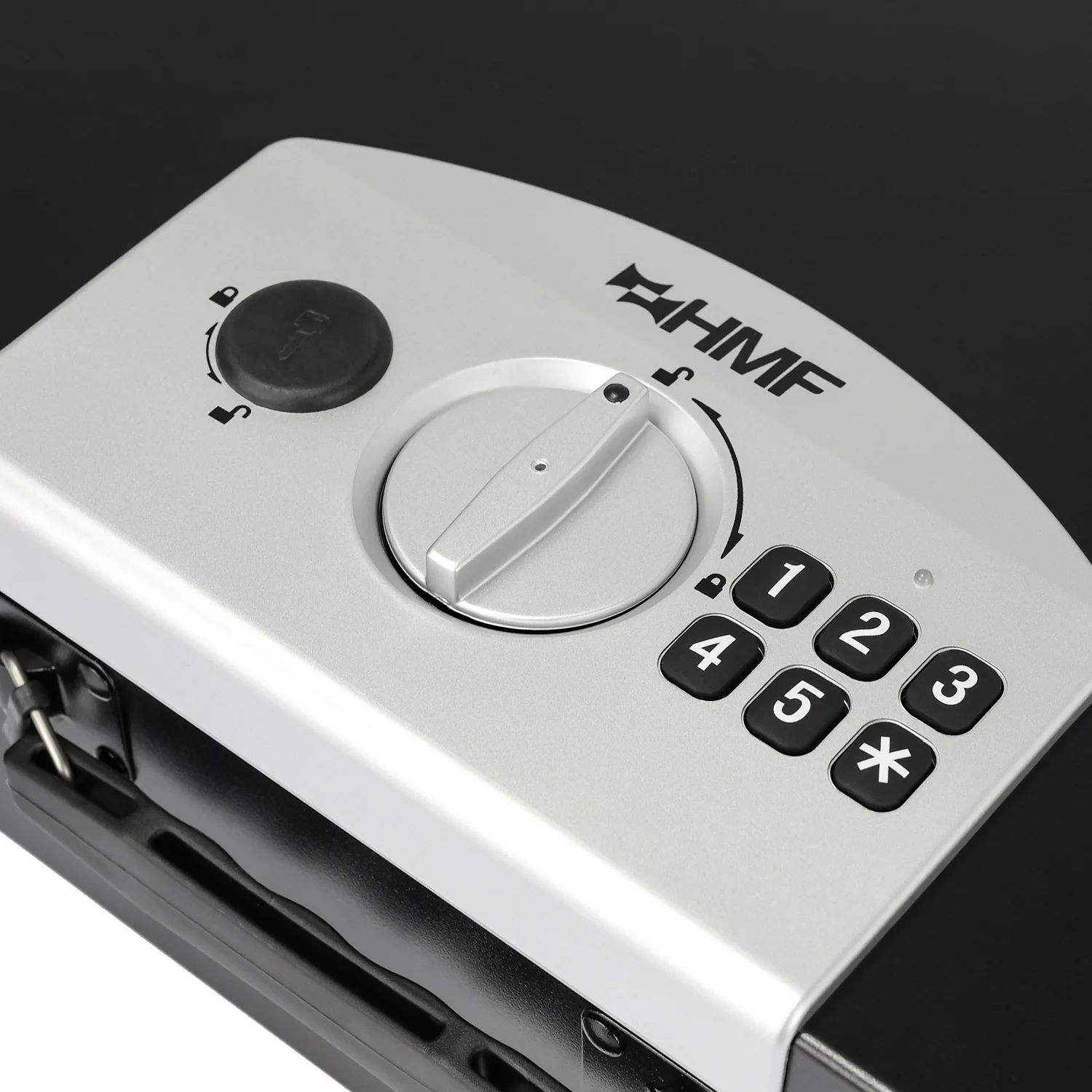 Dokumentensafe Elektronikschloss, HMF 1006-02, 32,5 x 25,5 x 12,5 cm, Schwarz - Image 4