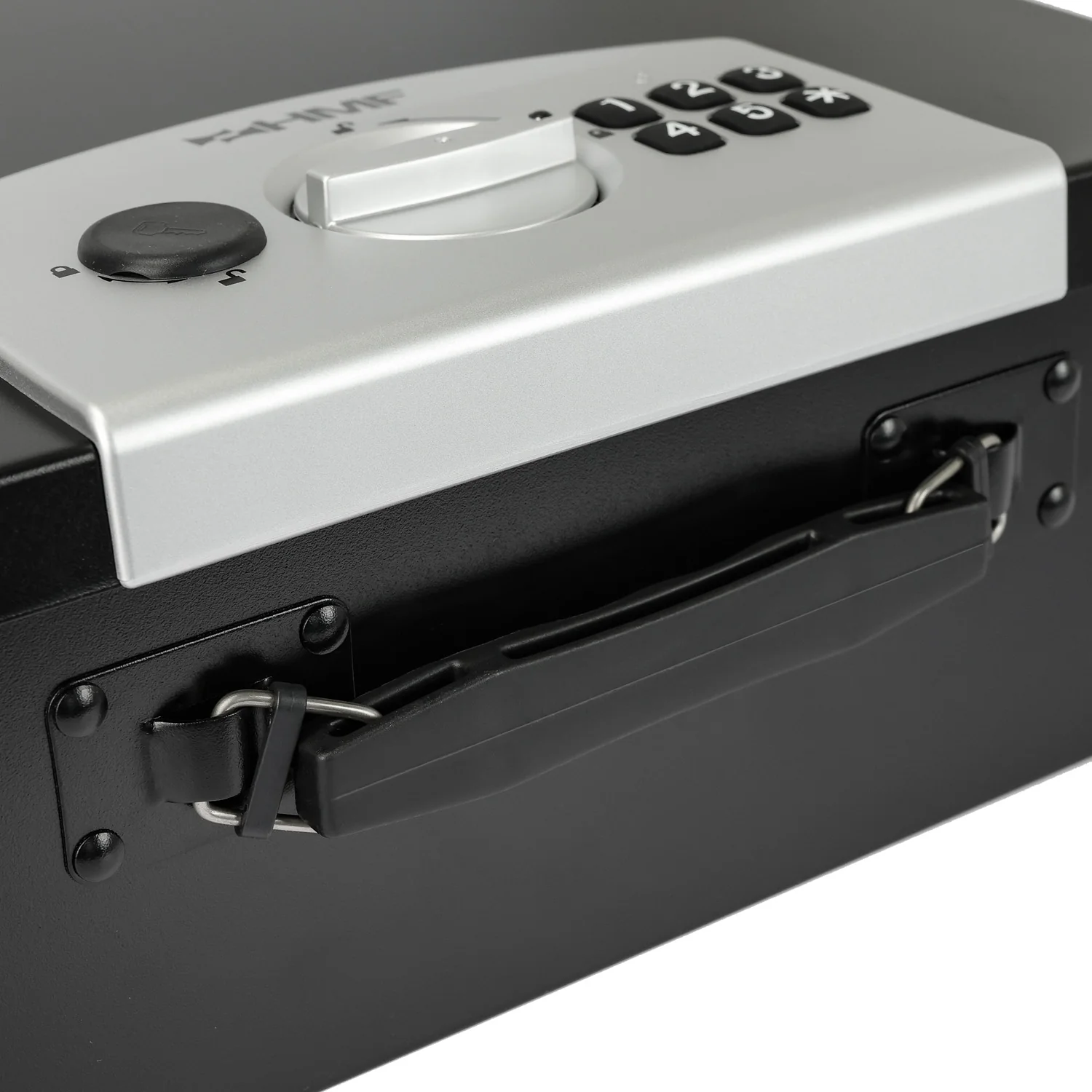 Dokumentensafe Elektronikschloss, HMF 1006-02, 32,5 x 25,5 x 12,5 cm, Schwarz - Image 7