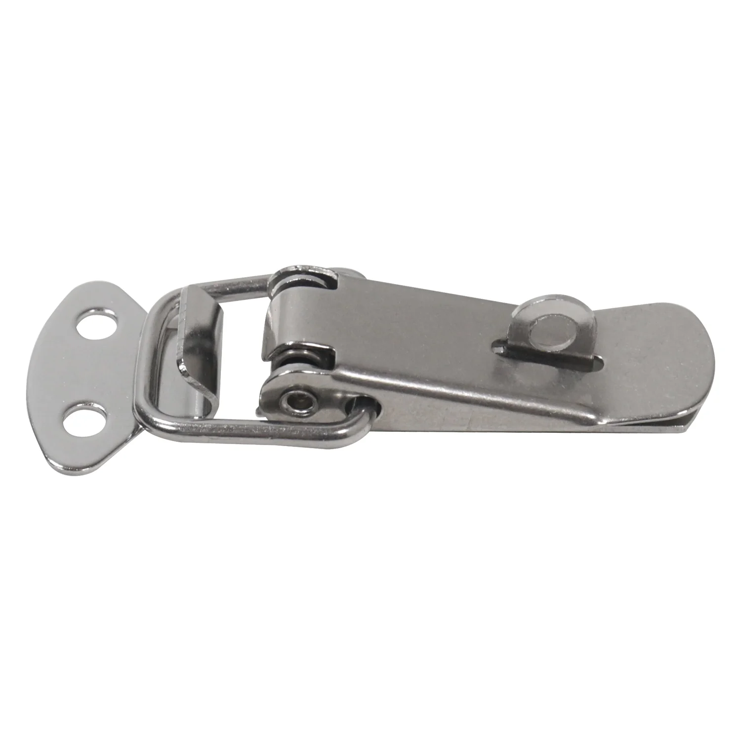 Edelstahl Spannverschluss mit Schlossöse, 8 Stück, HMF 14980-09, 27 x 75 mm, Silber - Image 5