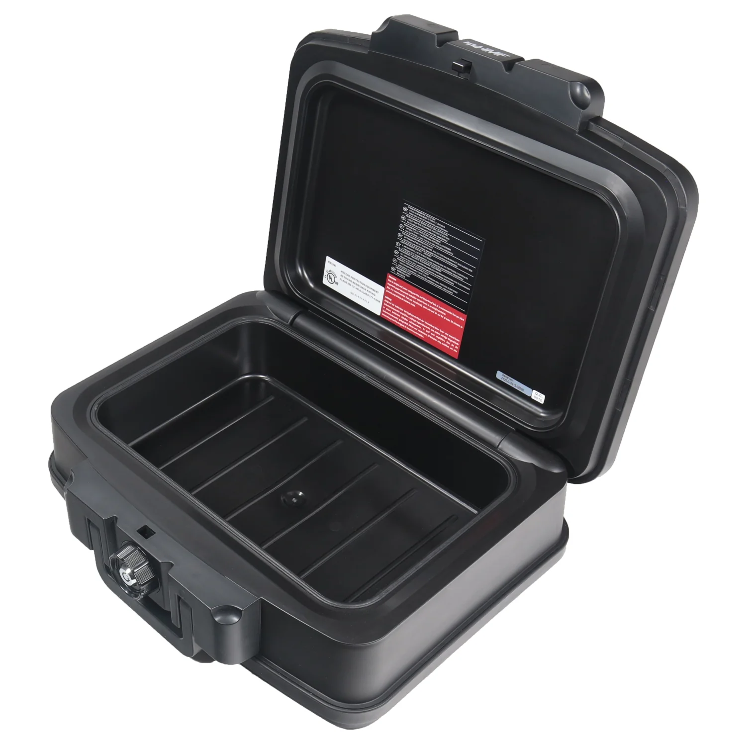 Feuerfeste Wasserdichte Dokumentenbox, HMF 250452, DIN A4, Schwarz - Image 12