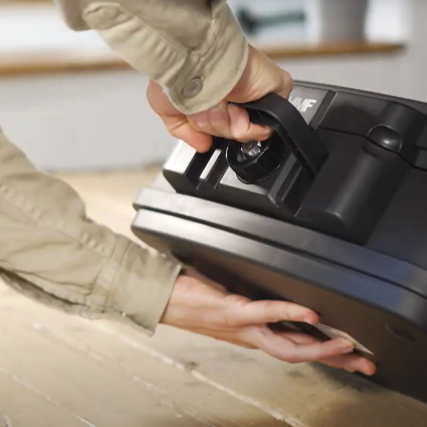 Feuerfeste Wasserdichte Dokumentenbox, HMF 250452, DIN A4, Schwarz - Image 8