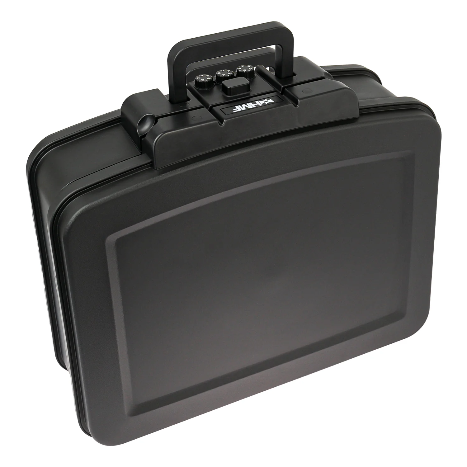 Feuerfeste Wasserdichte Dokumentenbox mit Zahlenschloss, HMF 250437, DIN A4, Schwarz - Image 12