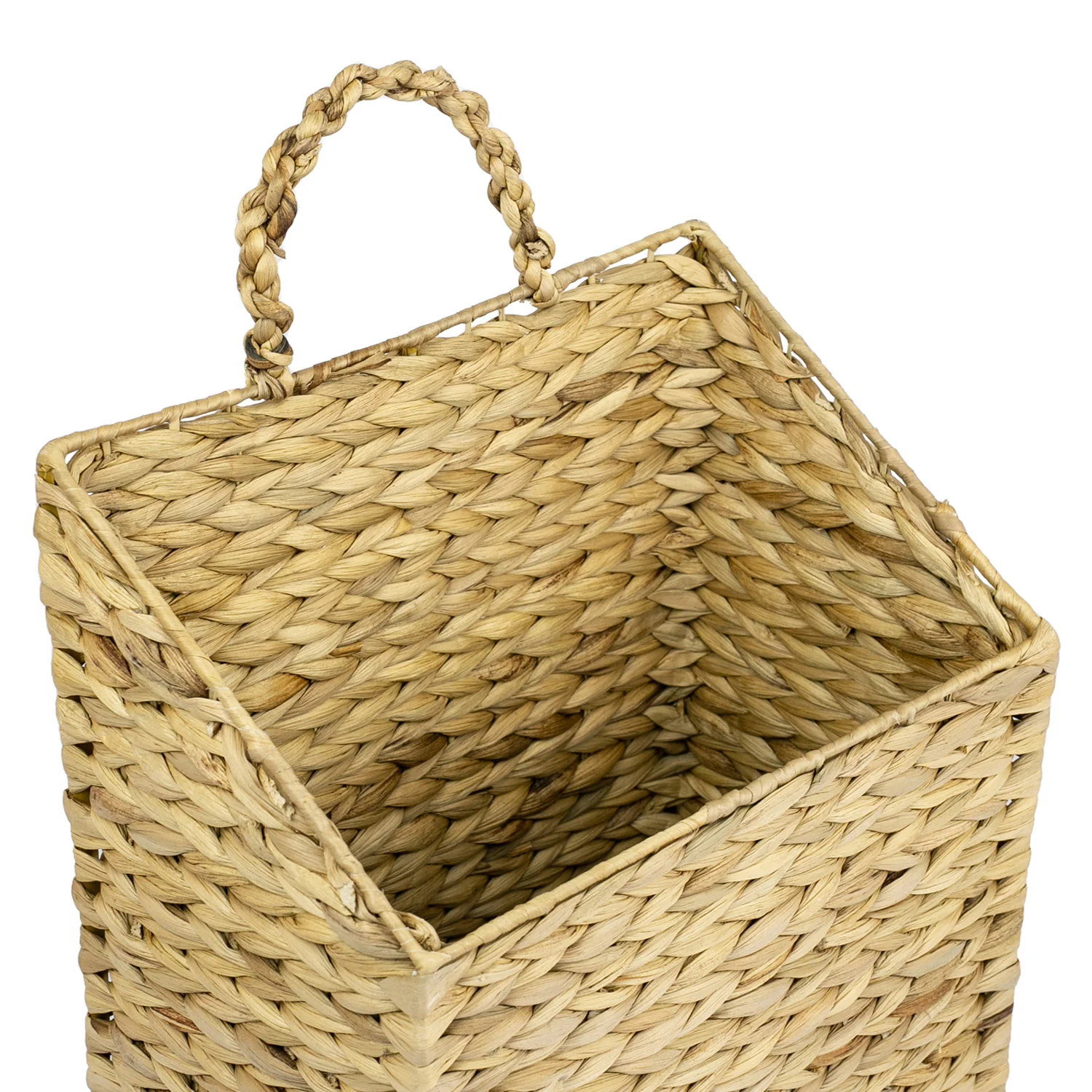Hängekorb geflochten aus Wasserhyazinthe, HMF 37220, 30 x 17,5 x 38 cm - Image 4