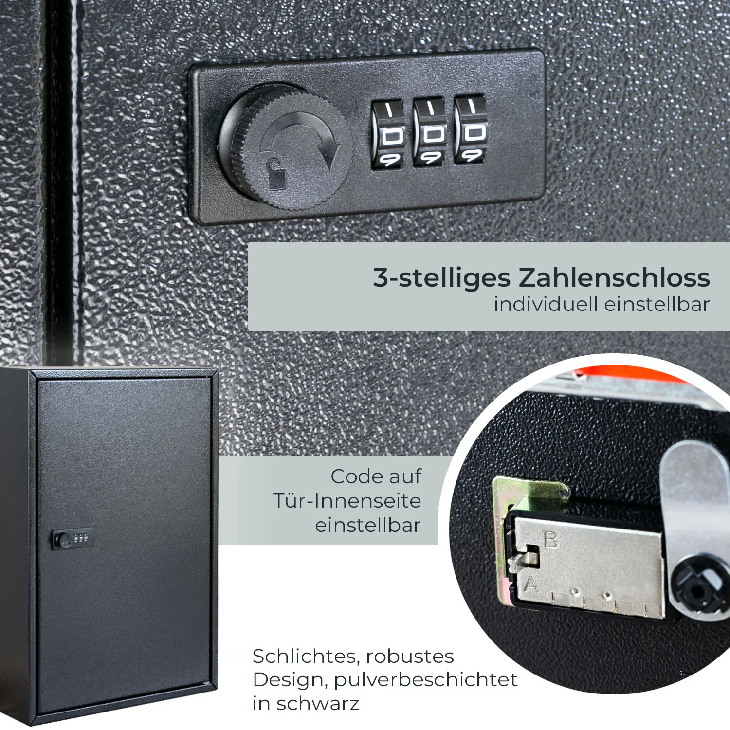 HMF 13600 Schlüsselschrank mit Zahlencode, Schlüsselkasten - Image 12