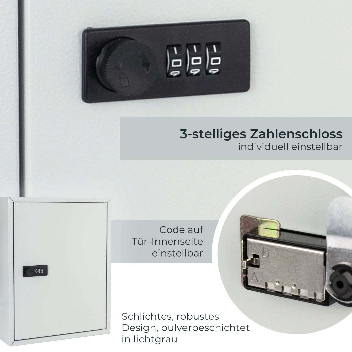 HMF 13600 Schlüsselschrank mit Zahlencode, Schlüsselkasten - Image 22