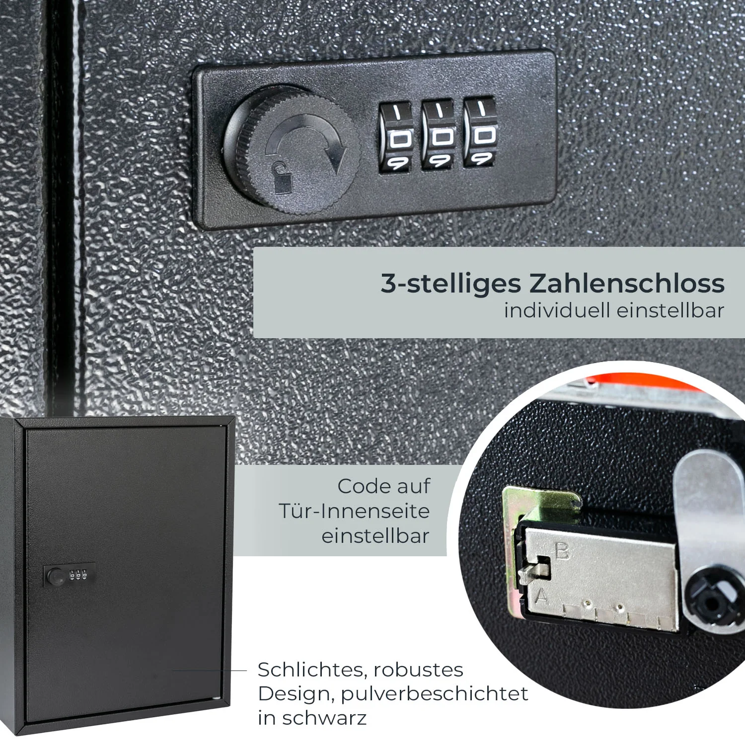 HMF 13600 Schlüsselschrank mit Zahlencode, Schlüsselkasten - Image 31