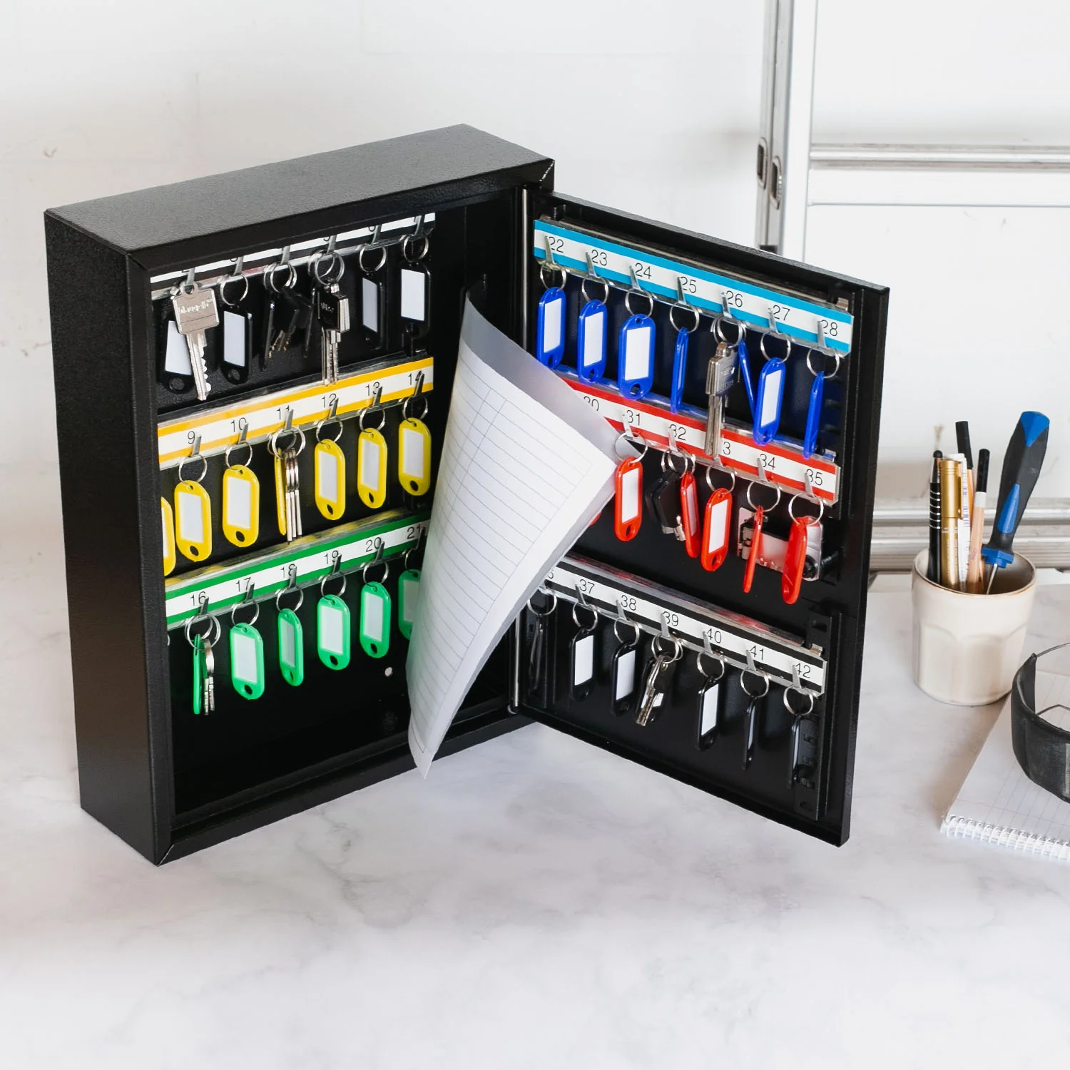 HMF 13600 Schlüsselschrank mit Zahlencode, Schlüsselkasten - Image 35