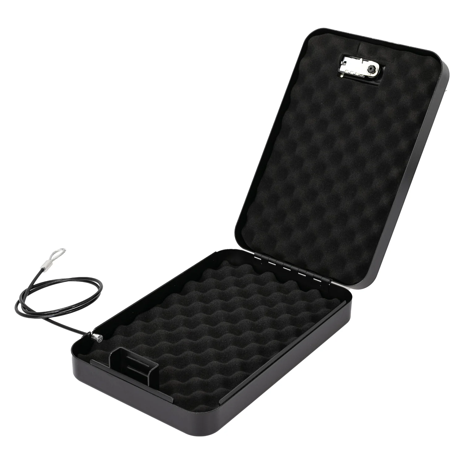 HMF 310 Sicherheitsbox mit Zahlenschloss, tragbarer Safe, Sicherungskabel - Image 12