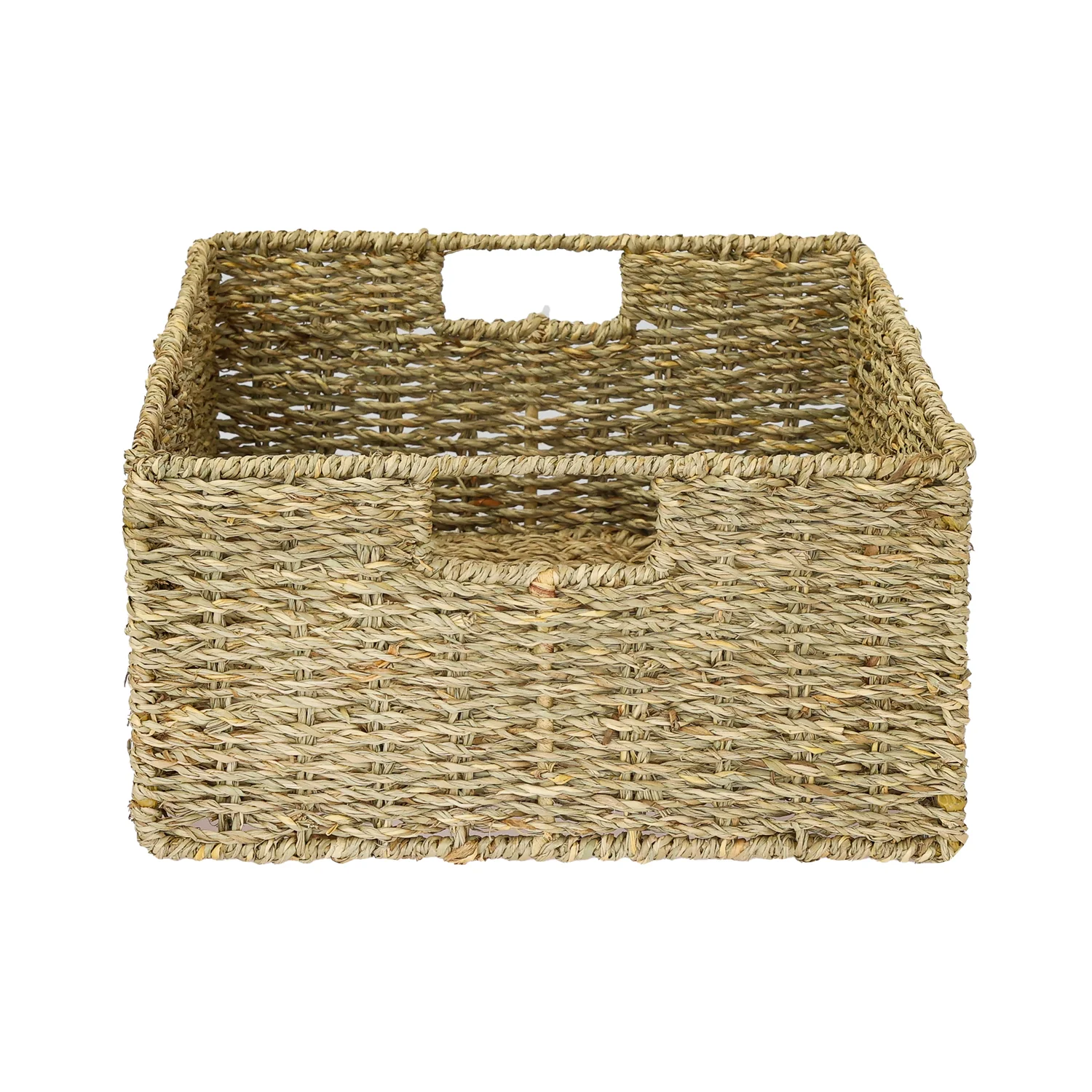 HMF Aufbewahrungskorb geflochten aus Seegras, passend für Kallax halbes Fach, 30 x 34 x 15 cm - Image 11