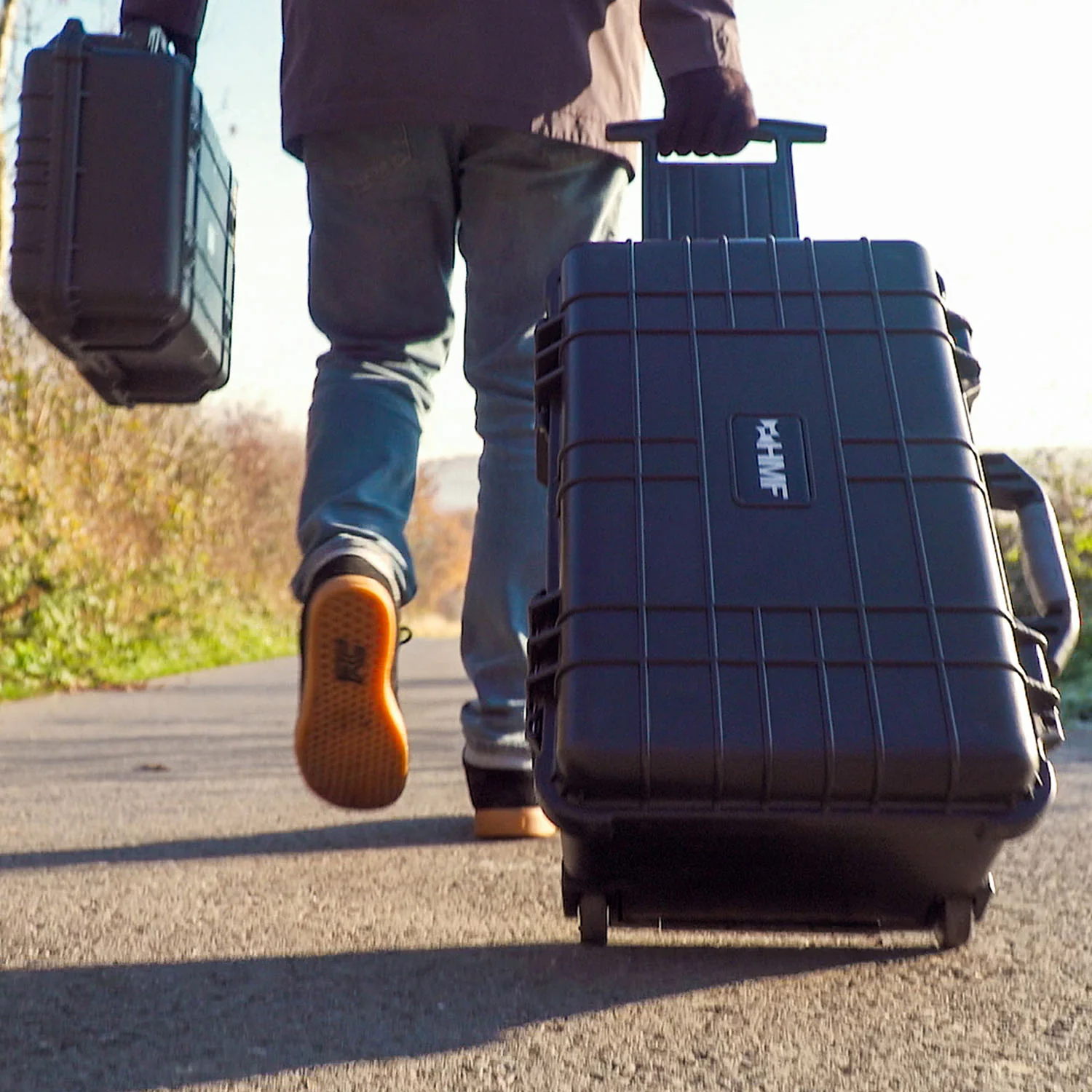 HMF Outdoor-Trolley, Fotokoffer mit Rasterschaumstoff, ODK400 - Image 17
