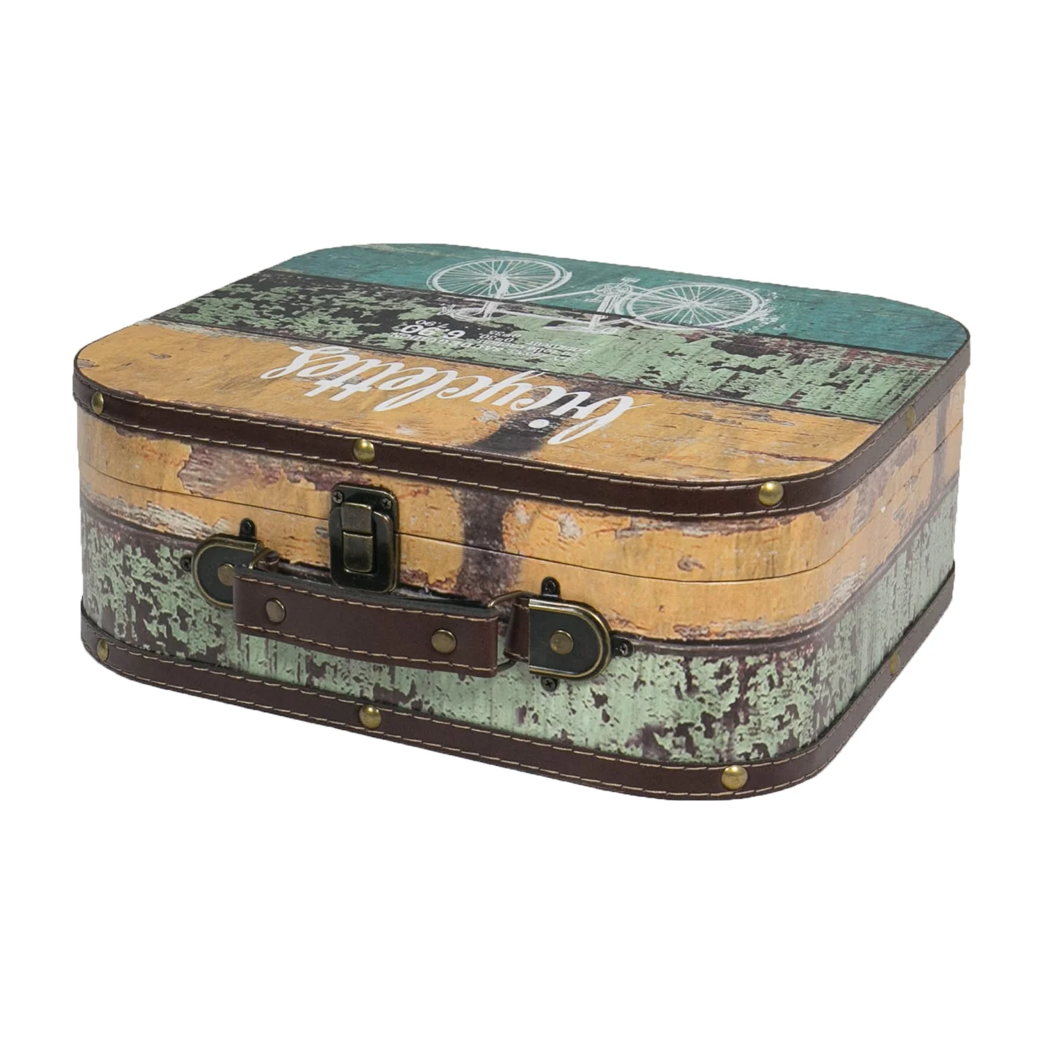 Holzkoffer im Vintage-Design, Fahrrad, HMF VKO200 - Image 14