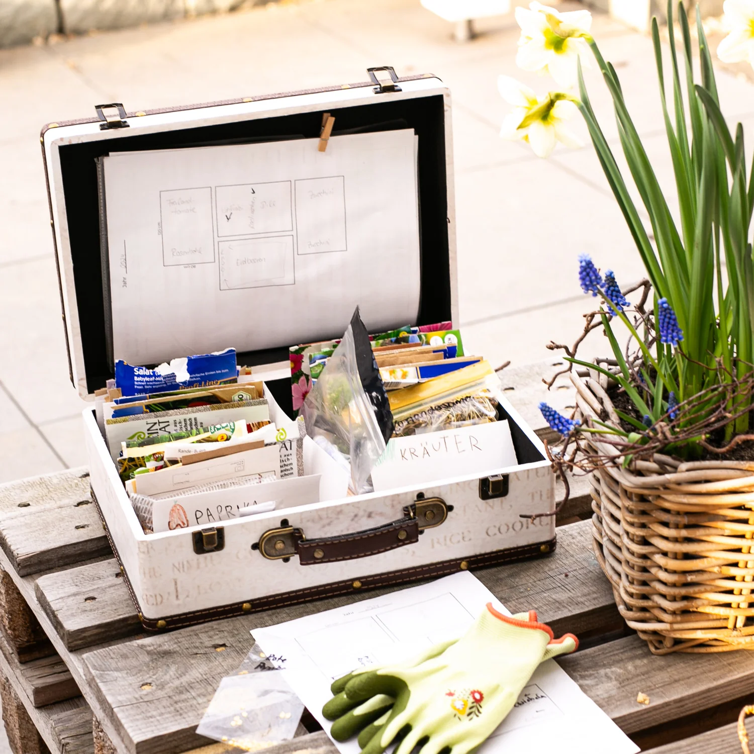 Holzkoffer im Vintage-Design, HMF VKO100 - Image 24