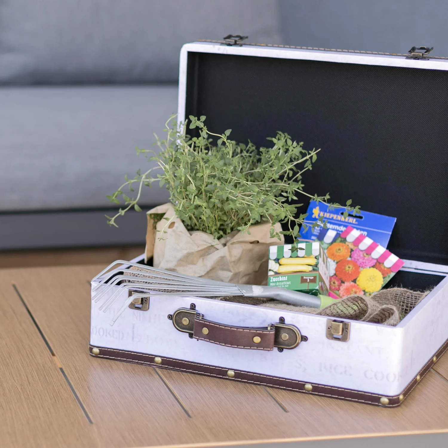 Holzkoffer im Vintage-Design, HMF VKO100 - Image 30