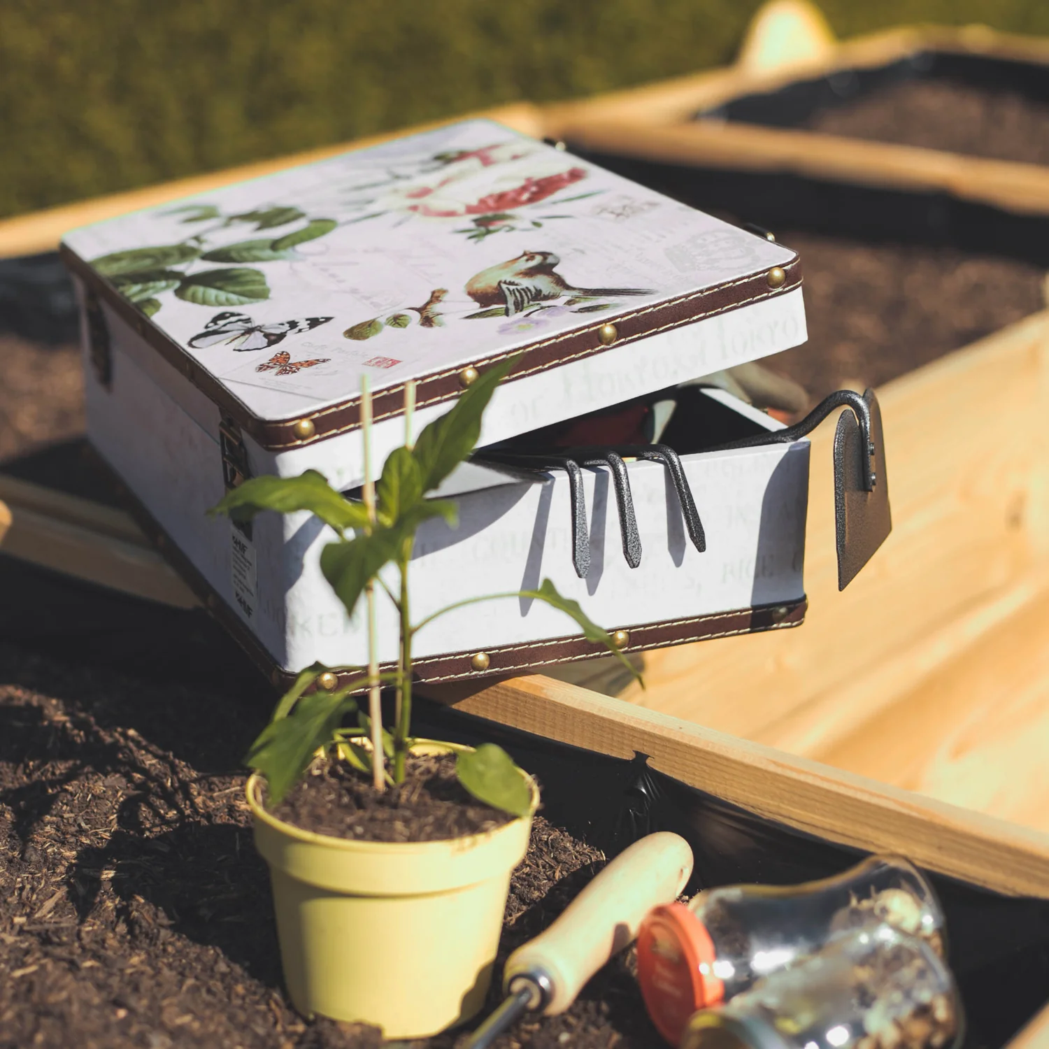 Holzkoffer im Vintage-Design, HMF VKO100 - Image 31