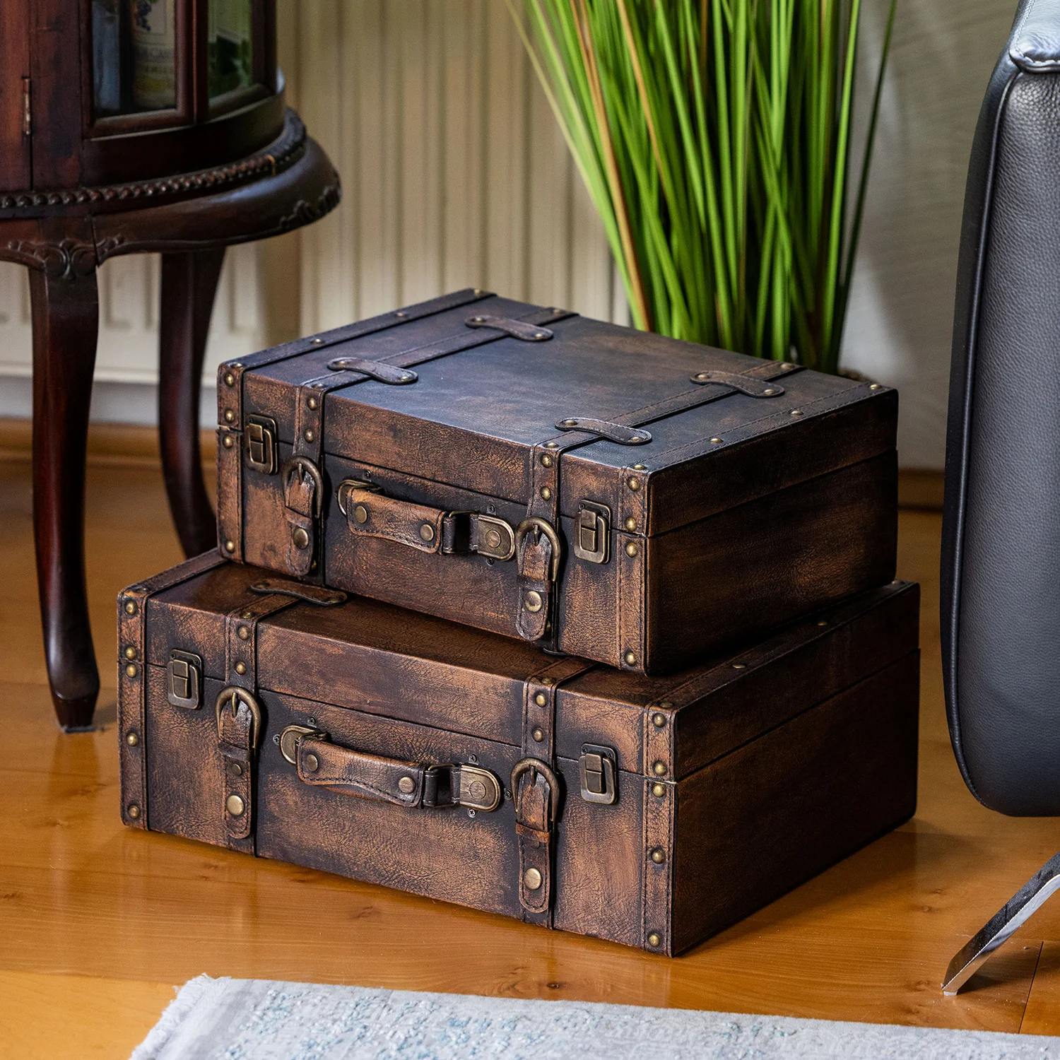 Holzkoffer im Vintage-Design, HMF VKO100 - Image 38