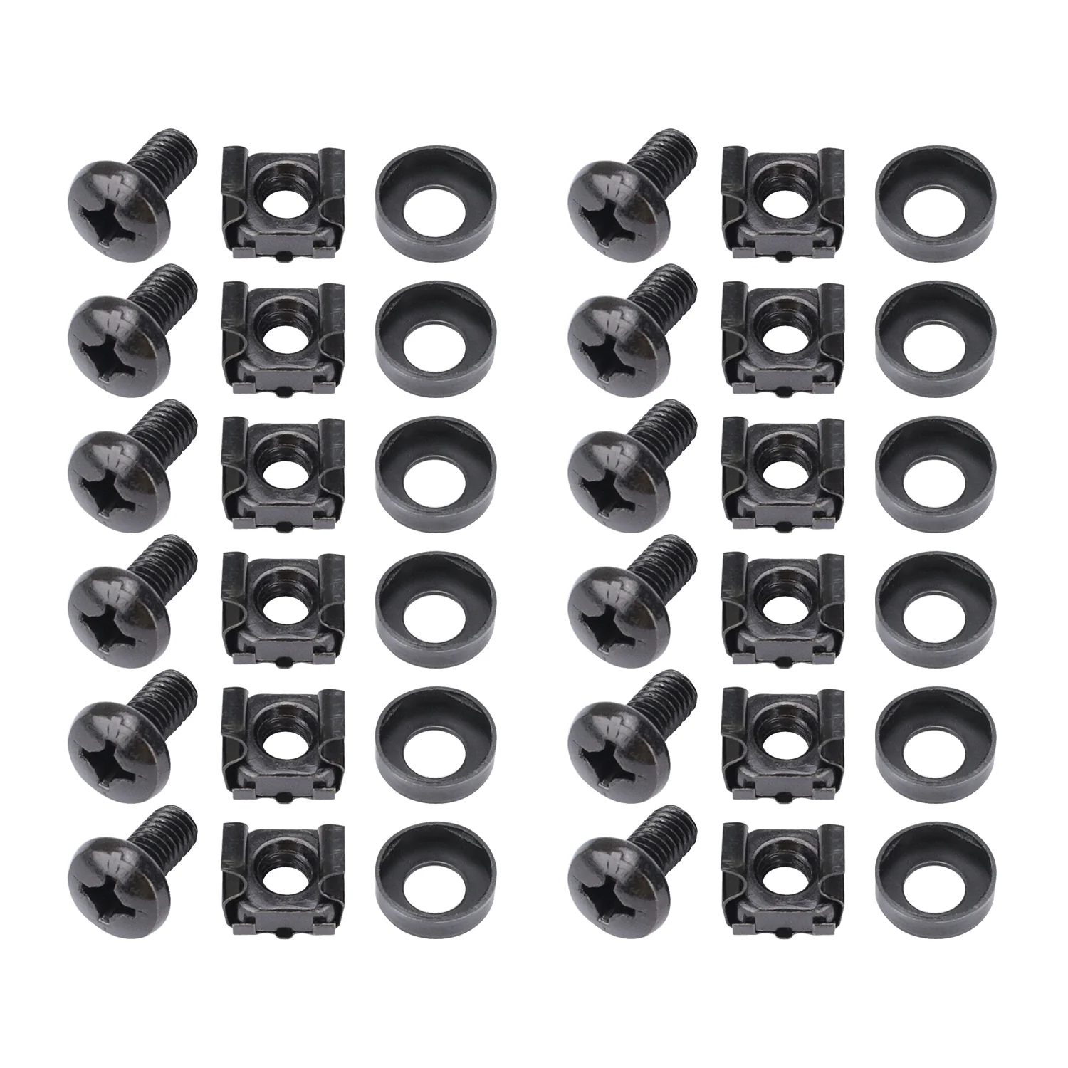 Käfigmuttern Serverschrank, HMF 61000, Schwarz - Image 3