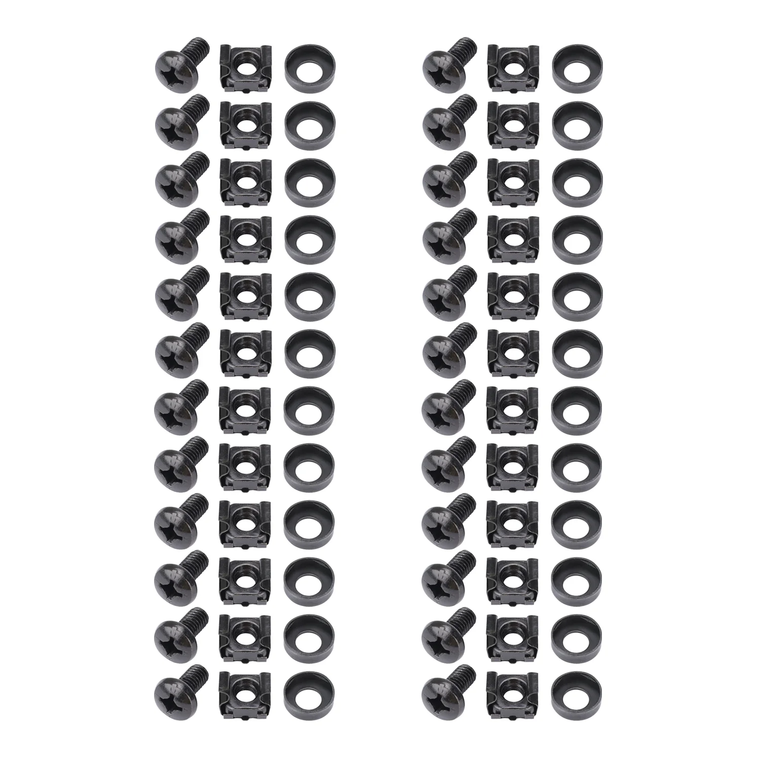 Käfigmuttern Serverschrank, HMF 61000, Schwarz - Image 8