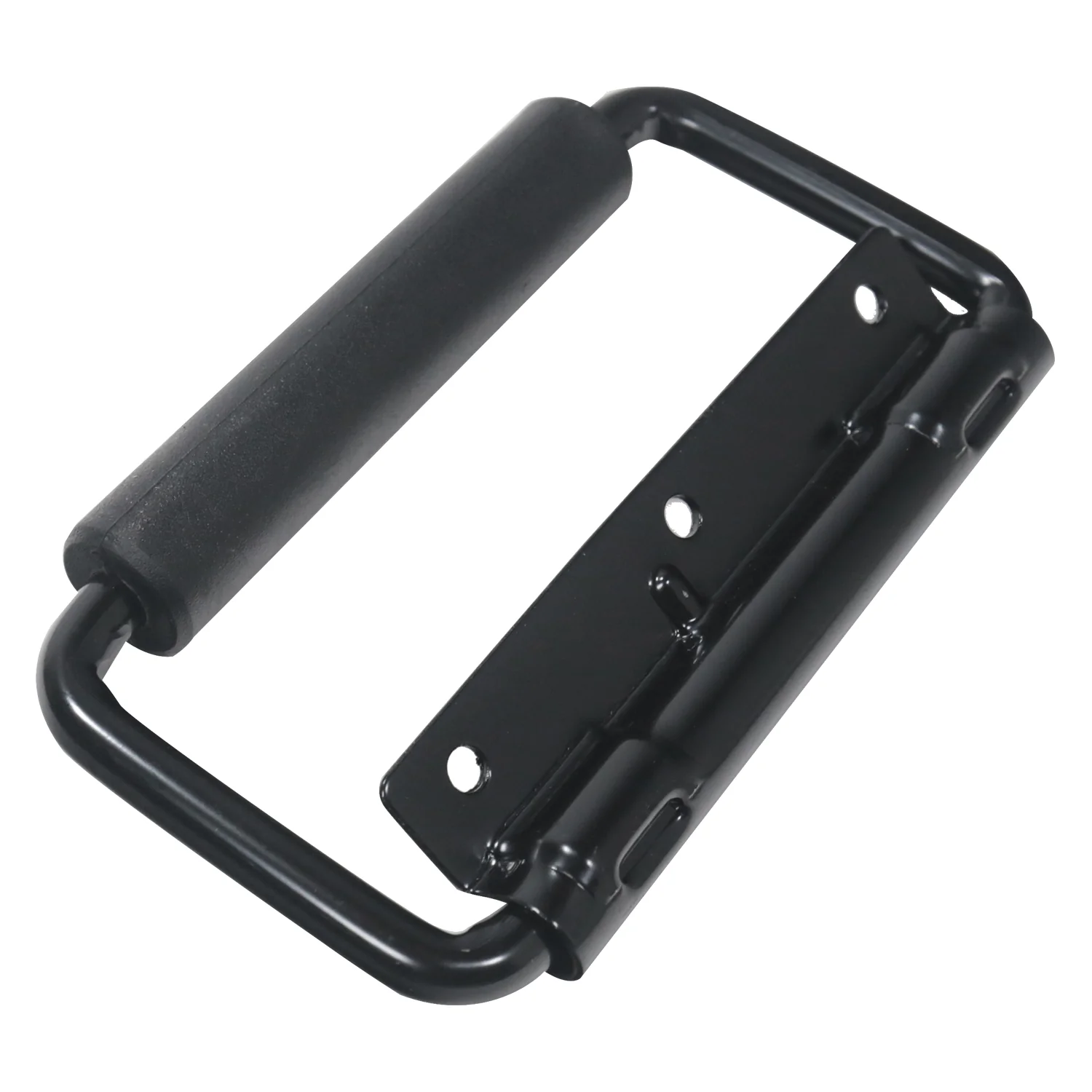 Klappgriff 2er Set, Gefedert, 3-Loch, HMF 14991-02, 13 x 7,8 cm, Schwarz - Image 3