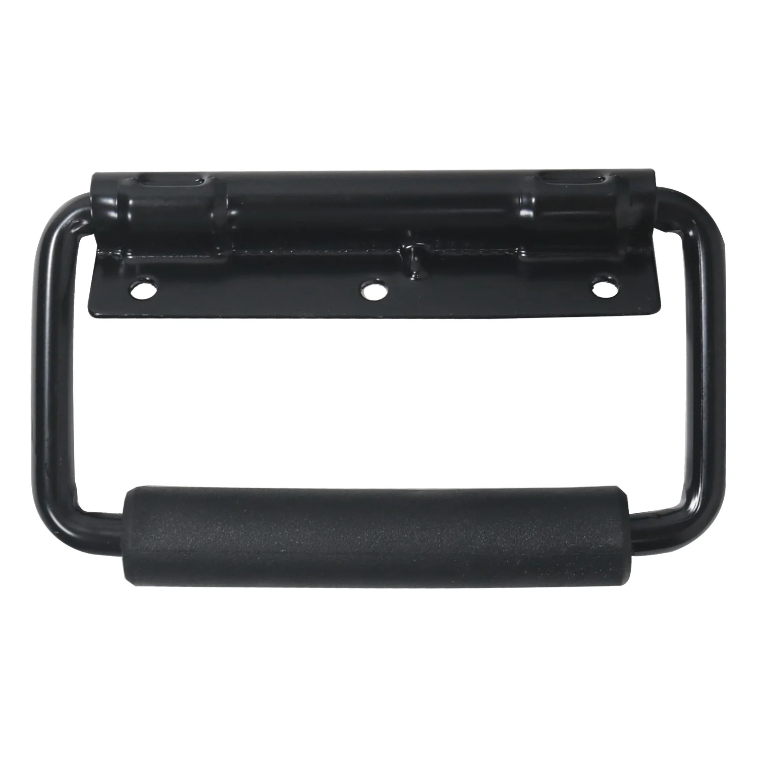 Klappgriff 2er Set, Gefedert, 3-Loch, HMF 14991-02, 13 x 7,8 cm, Schwarz - Image 4