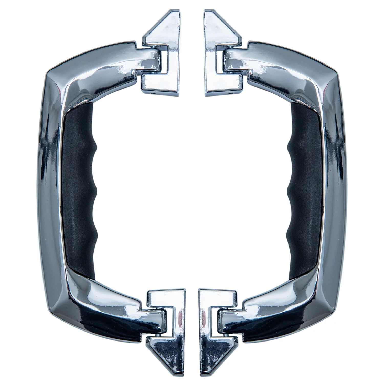 Koffergriff 2er Set, HMF 14970-09, 19 x 7,5 cm, Silber - Image 3