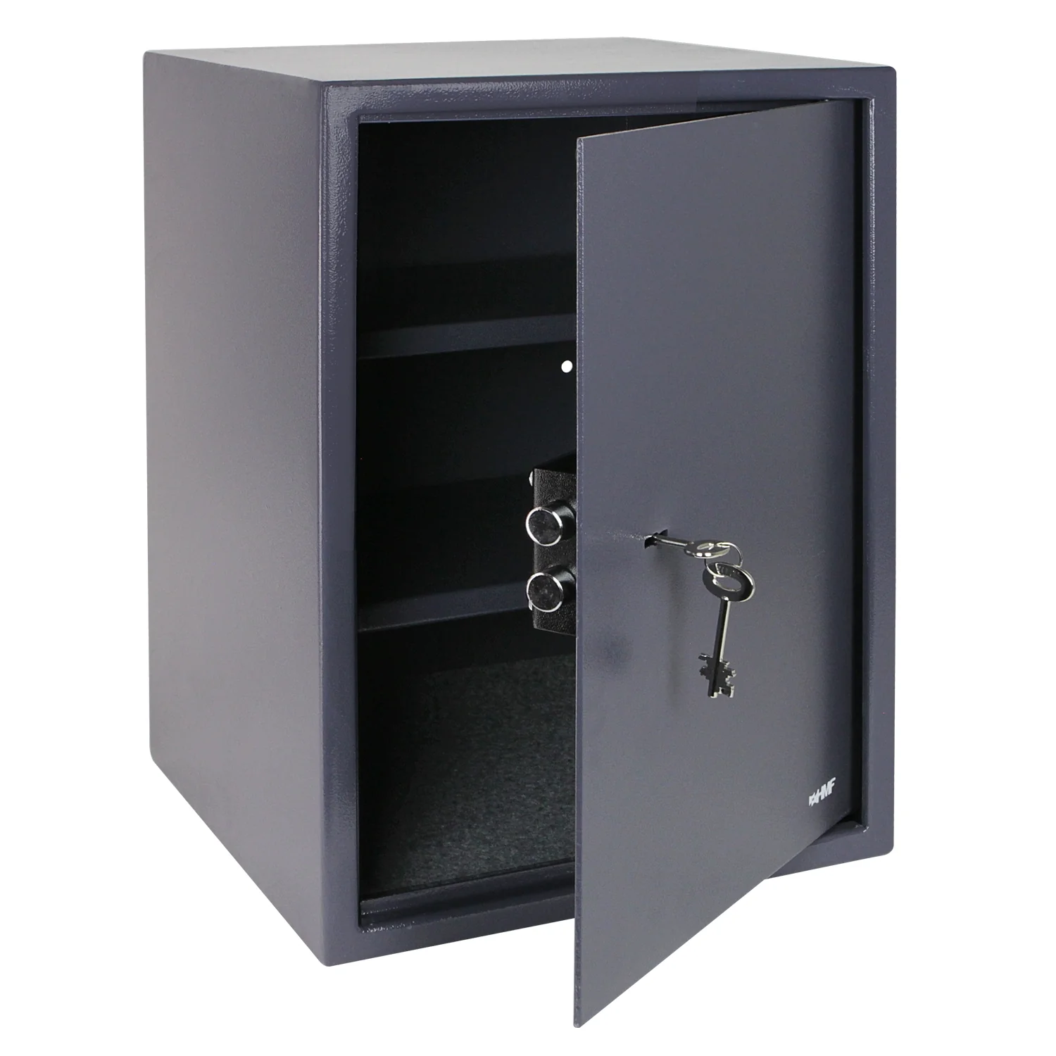 Möbeltresor Doppelbartschloss, HMF 49205, 50 x 35 x 31 cm, Anthrazit - Image 3