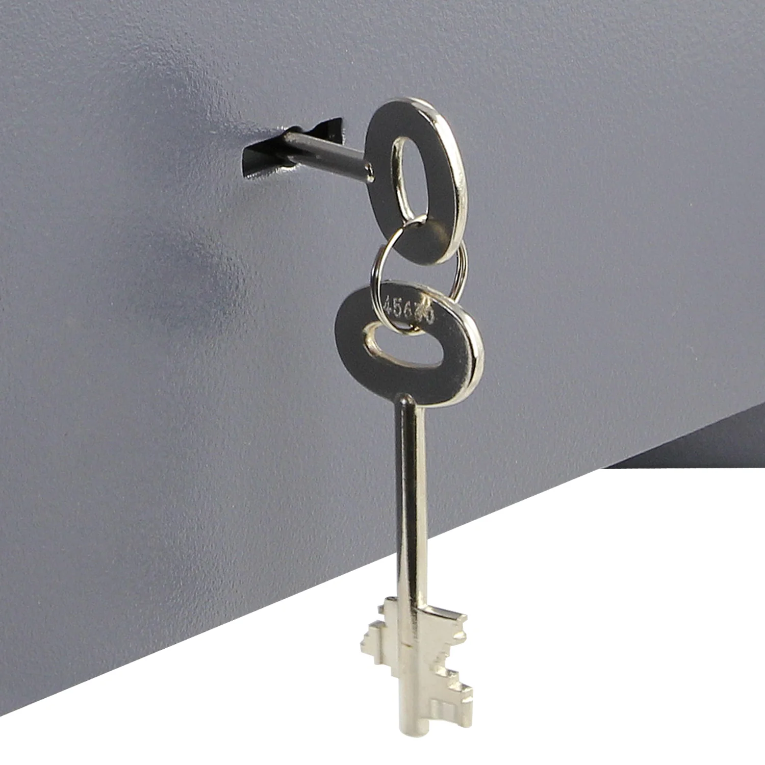 Möbeltresor Doppelbartschloss, HMF 49208, 36 x 48 x 37 cm, Anthrazit - Image 5