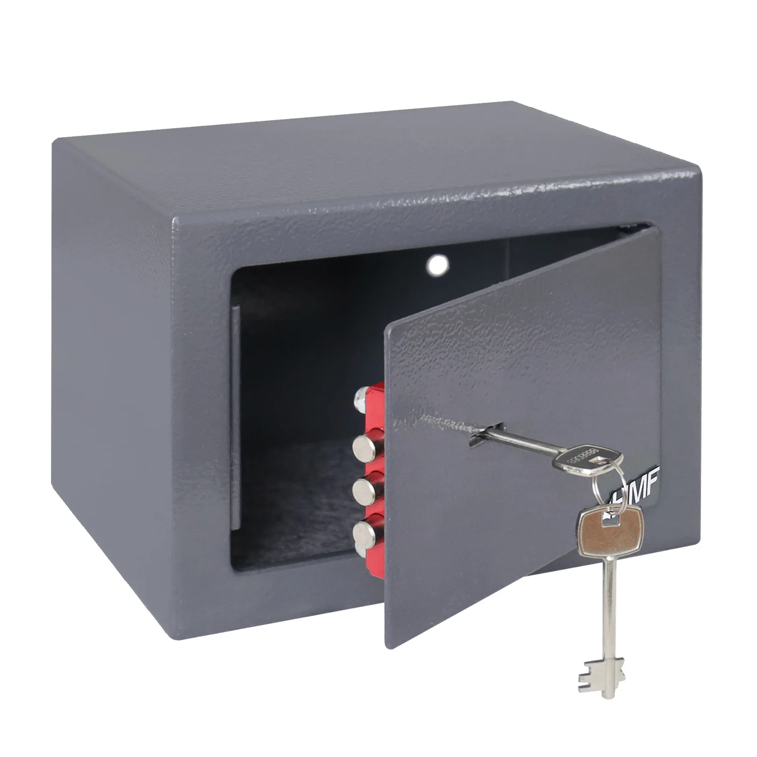 Möbeltresor Doppelbartschloss, HMF 49216, 23 x 17 x 17 cm - Image 13