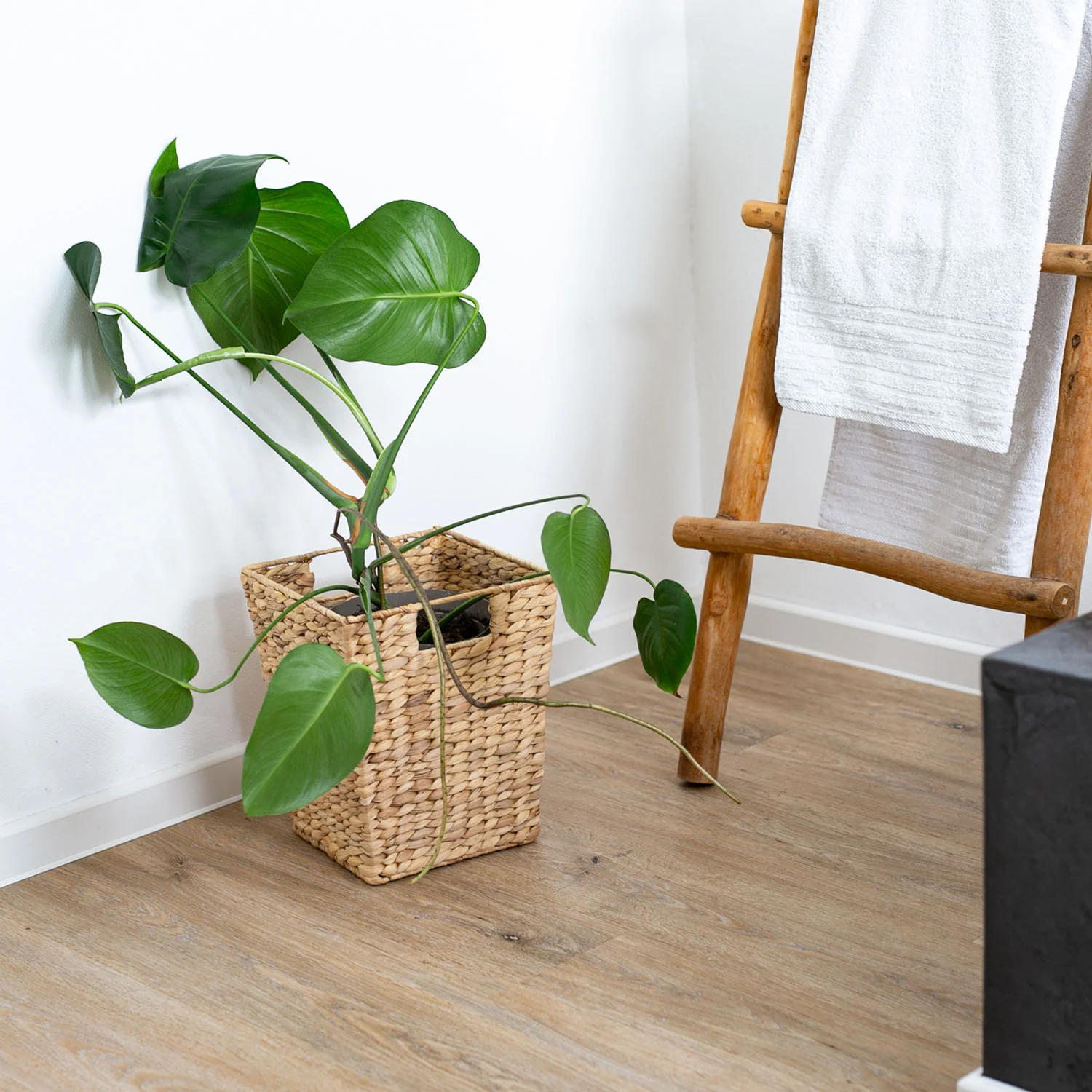 Papierkorb, Mülleimer Büro geflochten aus Wasserhyazinthe, HMF 3725 - Image 18