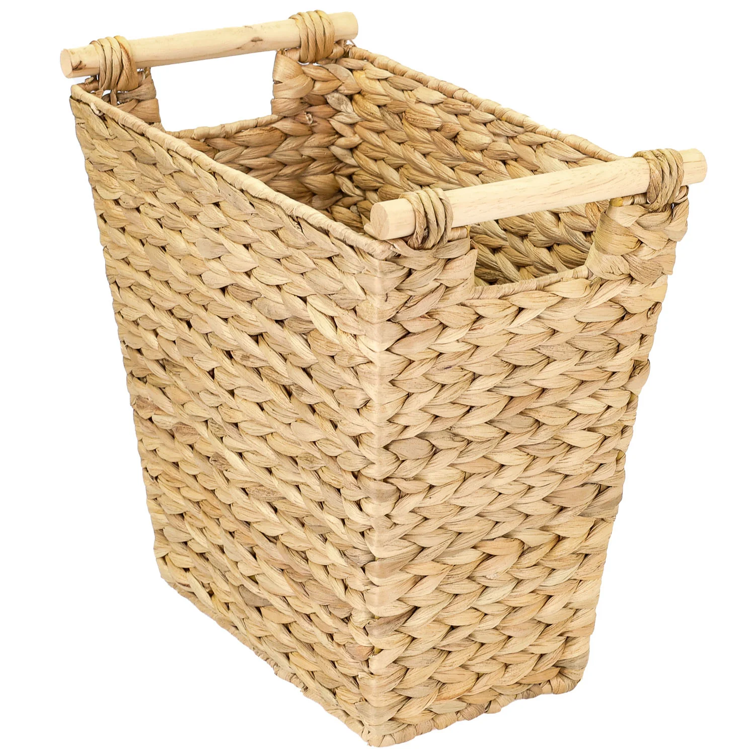 Papierkorb, Mülleimer Büro geflochten aus Wasserhyazinthe, HMF 3725 - Image 20