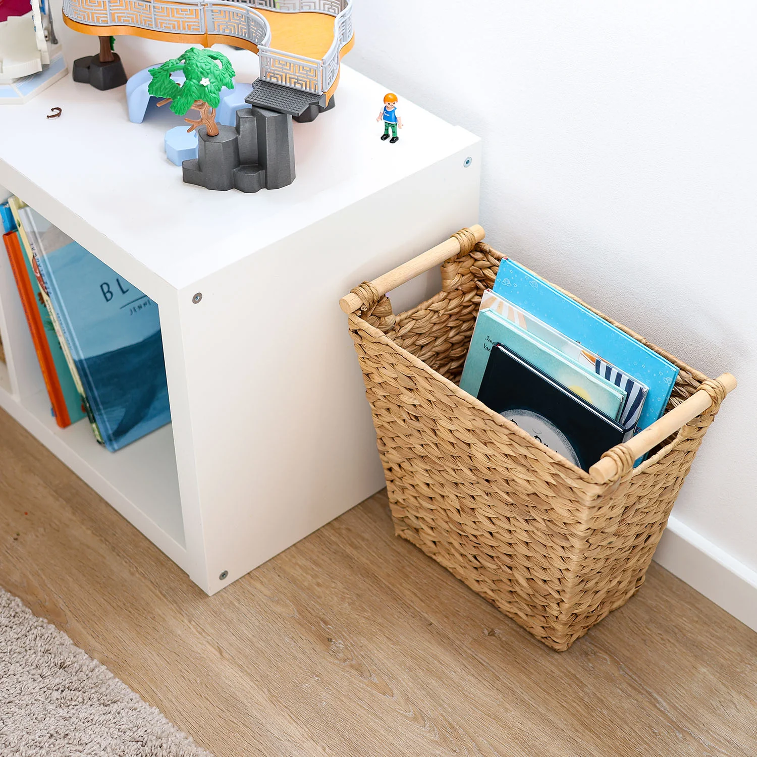 Papierkorb, Mülleimer Büro geflochten aus Wasserhyazinthe, HMF 3725 - Image 27