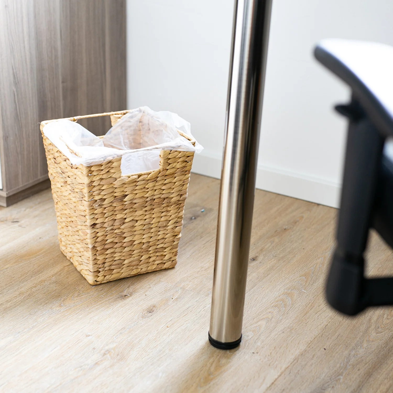 Papierkorb, Mülleimer Büro geflochten aus Wasserhyazinthe, HMF 3725 - Image 31