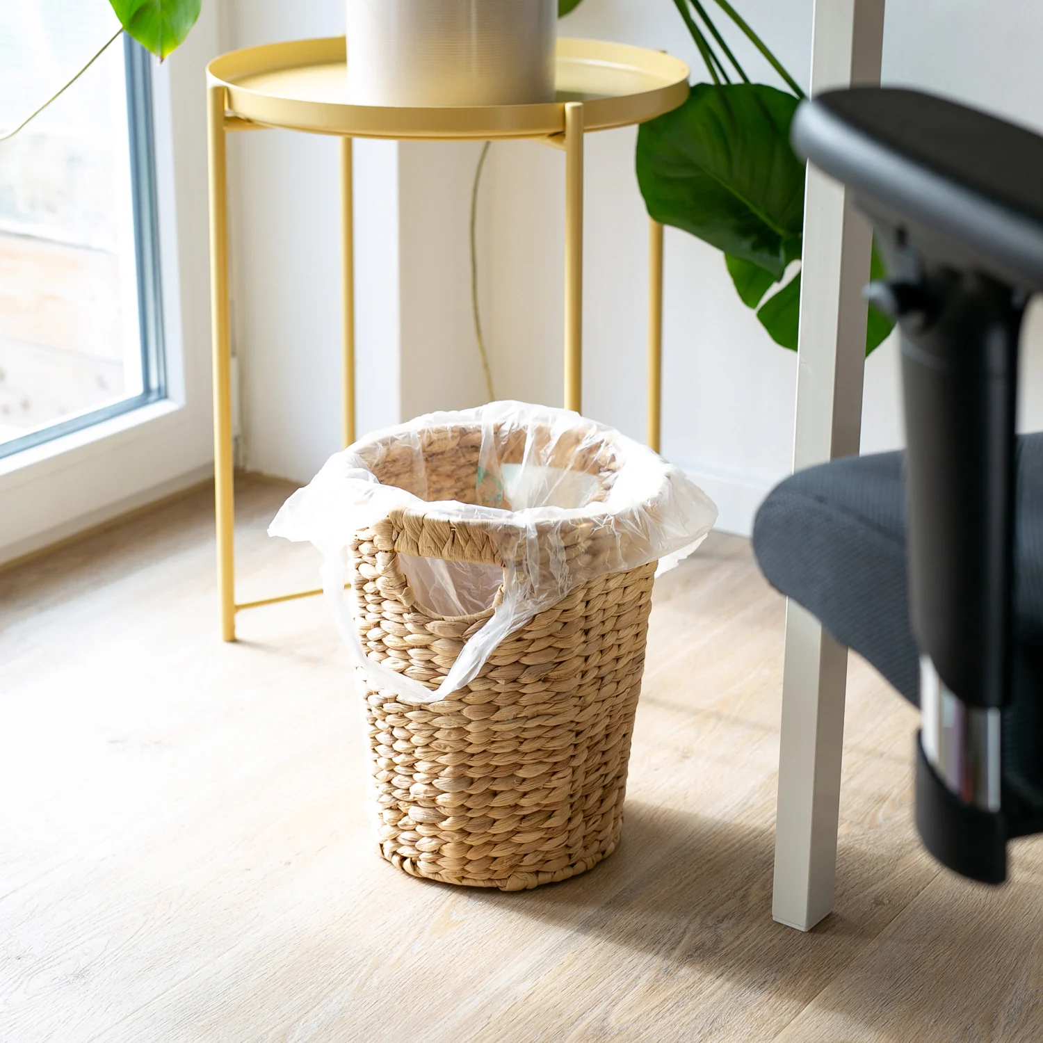 Papierkorb, Mülleimer Büro geflochten aus Wasserhyazinthe, HMF 3725 - Image 37